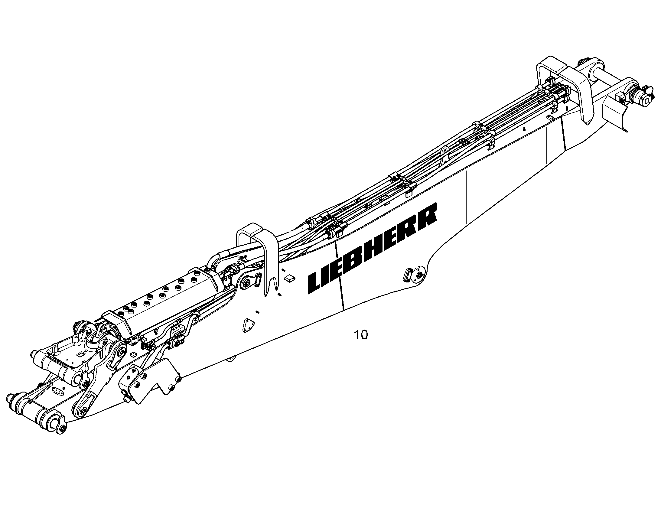 СТЕРЖЕНЬ ДЛЯ СНОСА 7,30M 10856236 LIEBHERR