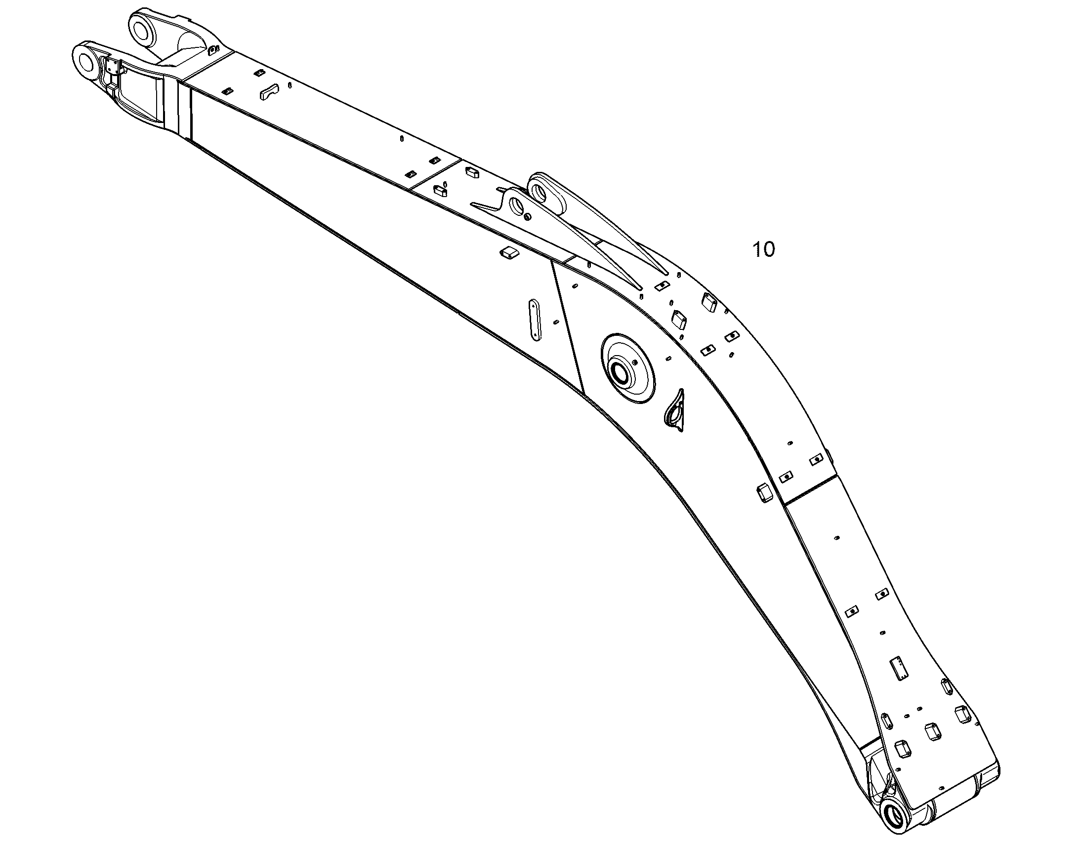 СТРЕЛА ОДНОКОРПУСНАЯ 5,70M 11734724 LIEBHERR