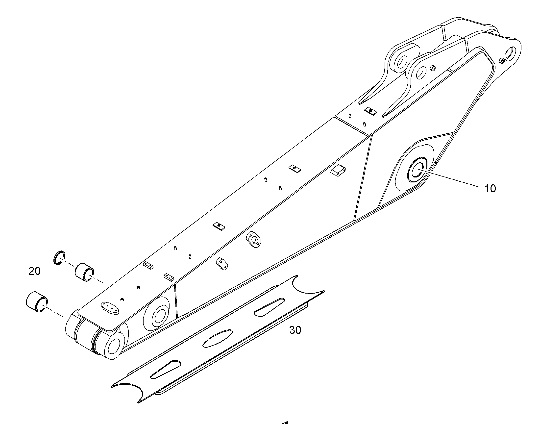 РУКОЯТЬ КОВША 2,50M 11463125 LIEBHERR