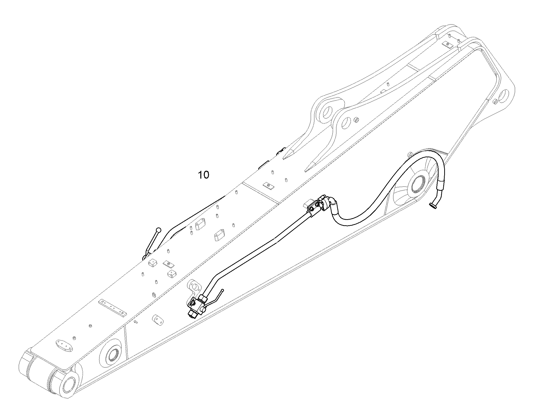 ПРОВОДКА МОНТАЖ AHS 11463895 LIEBHERR