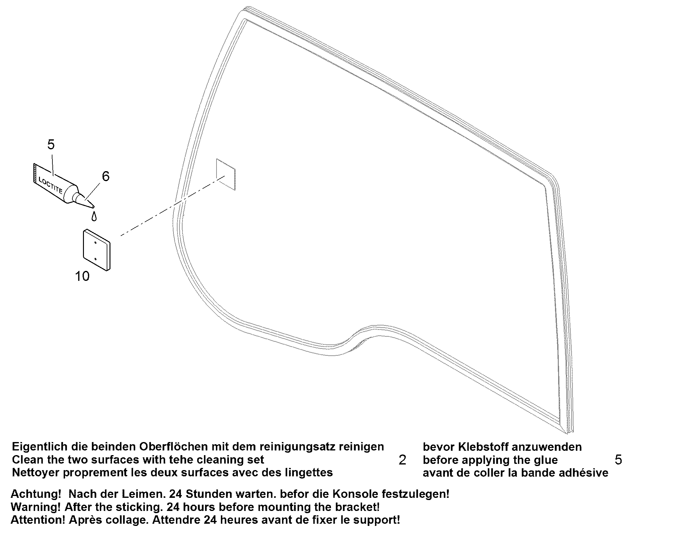 КЛЕЙ PATRONE 50ML TRANSPARENT 11644377 LIEBHERR