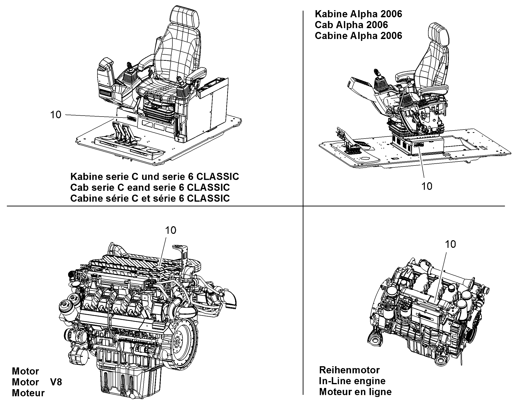 KIT ENGINE FLEXIBILITY EUROPA 10854754 LIEBHERR