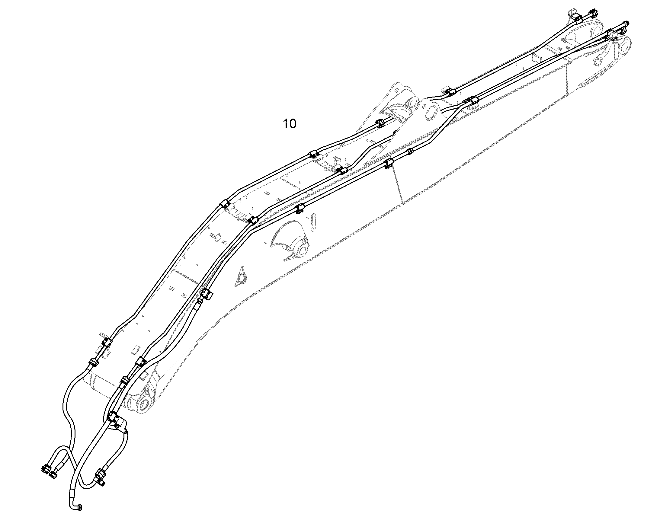 ПРОВОДКА МОНТАЖ AHS 11739333 LIEBHERR