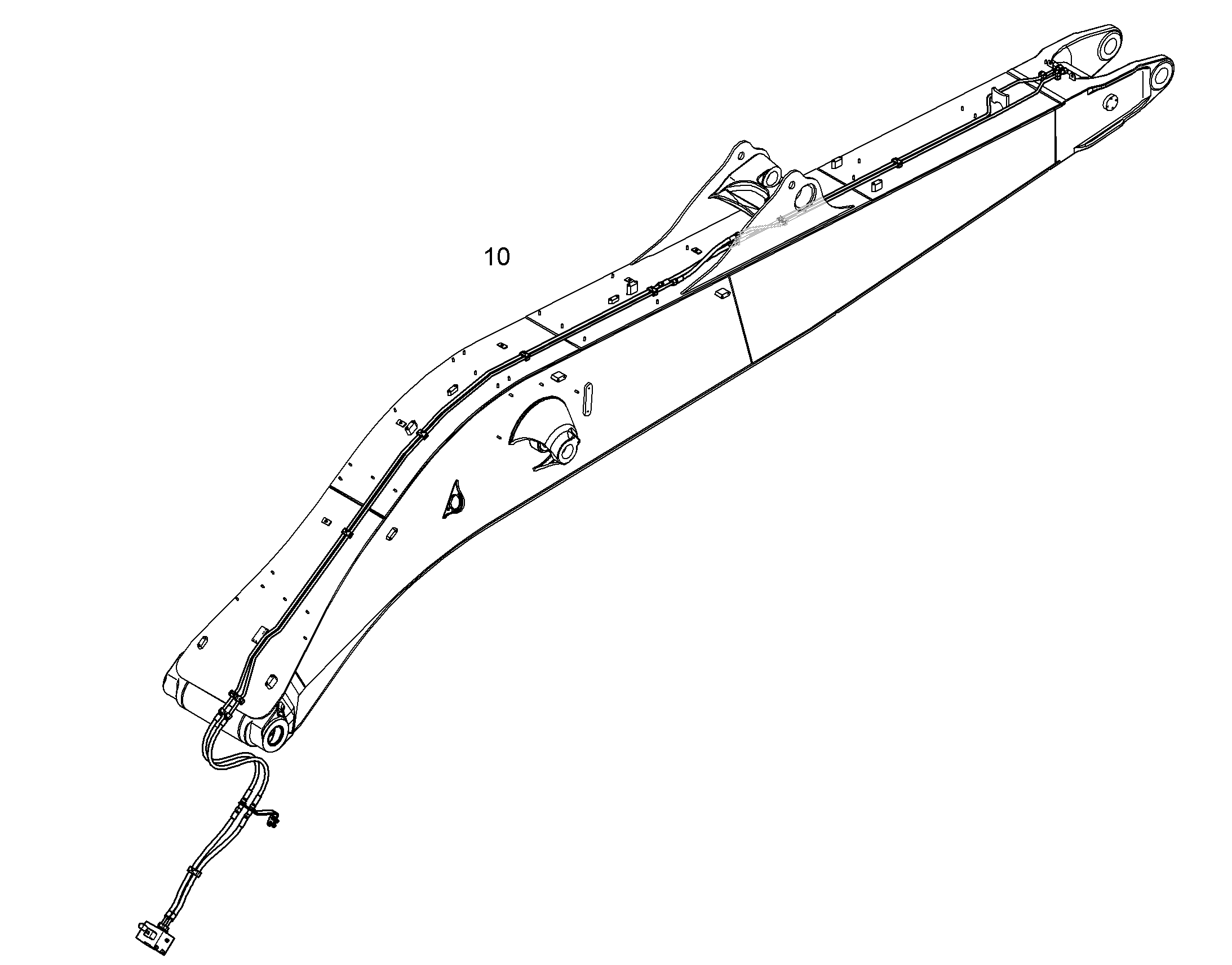 ПРОВОДКА ПРИВОД МЕХ. ПОВОРОТА 11739340 LIEBHERR