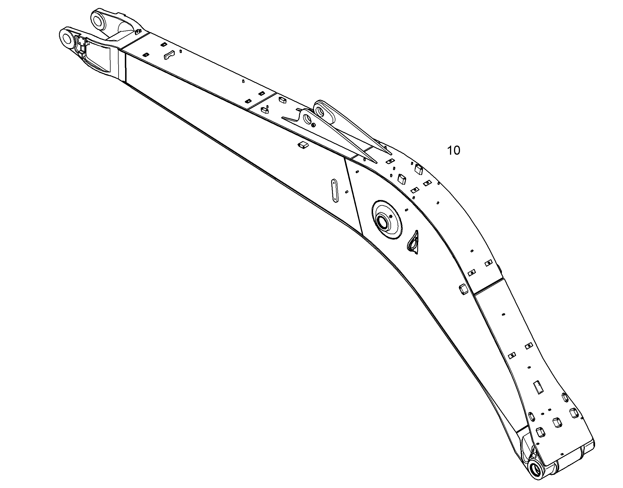 СТРЕЛА ОДНОКОРПУСНАЯ 5,90M 11734792 LIEBHERR