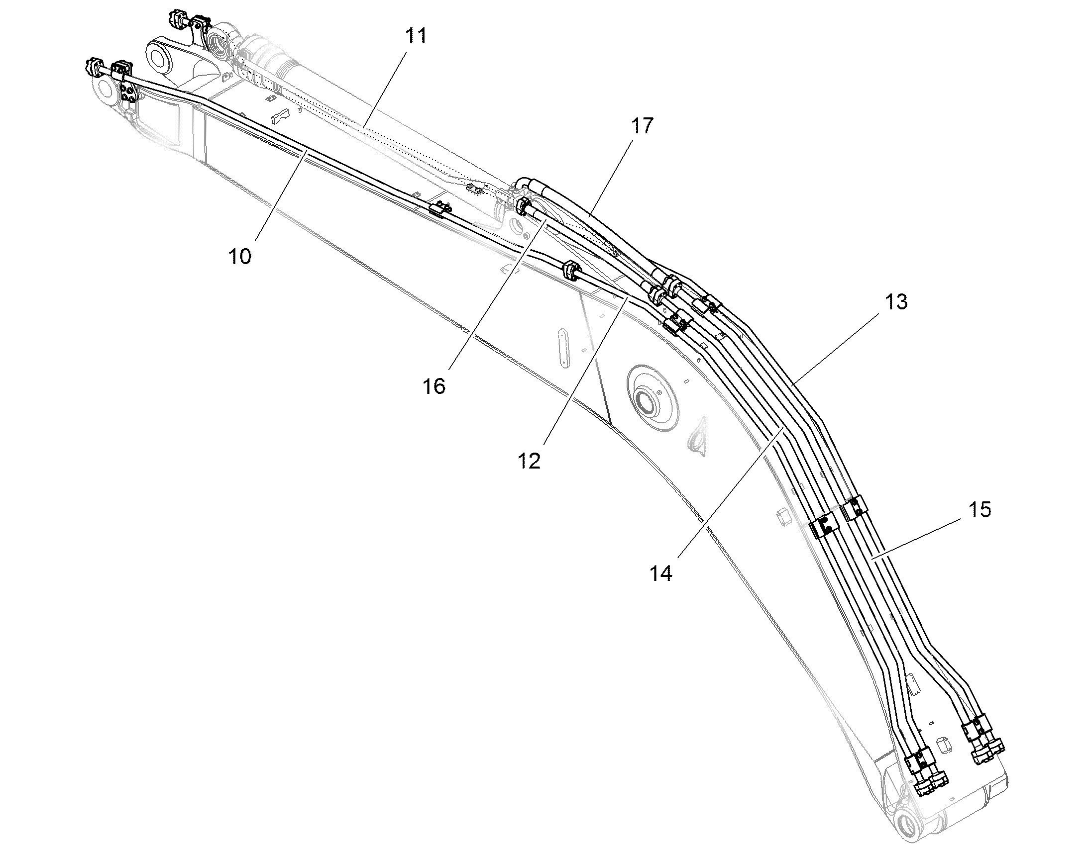 ТРУБА НАПОРНАЯ В СБОРЕ 30X4 11455511 LIEBHERR