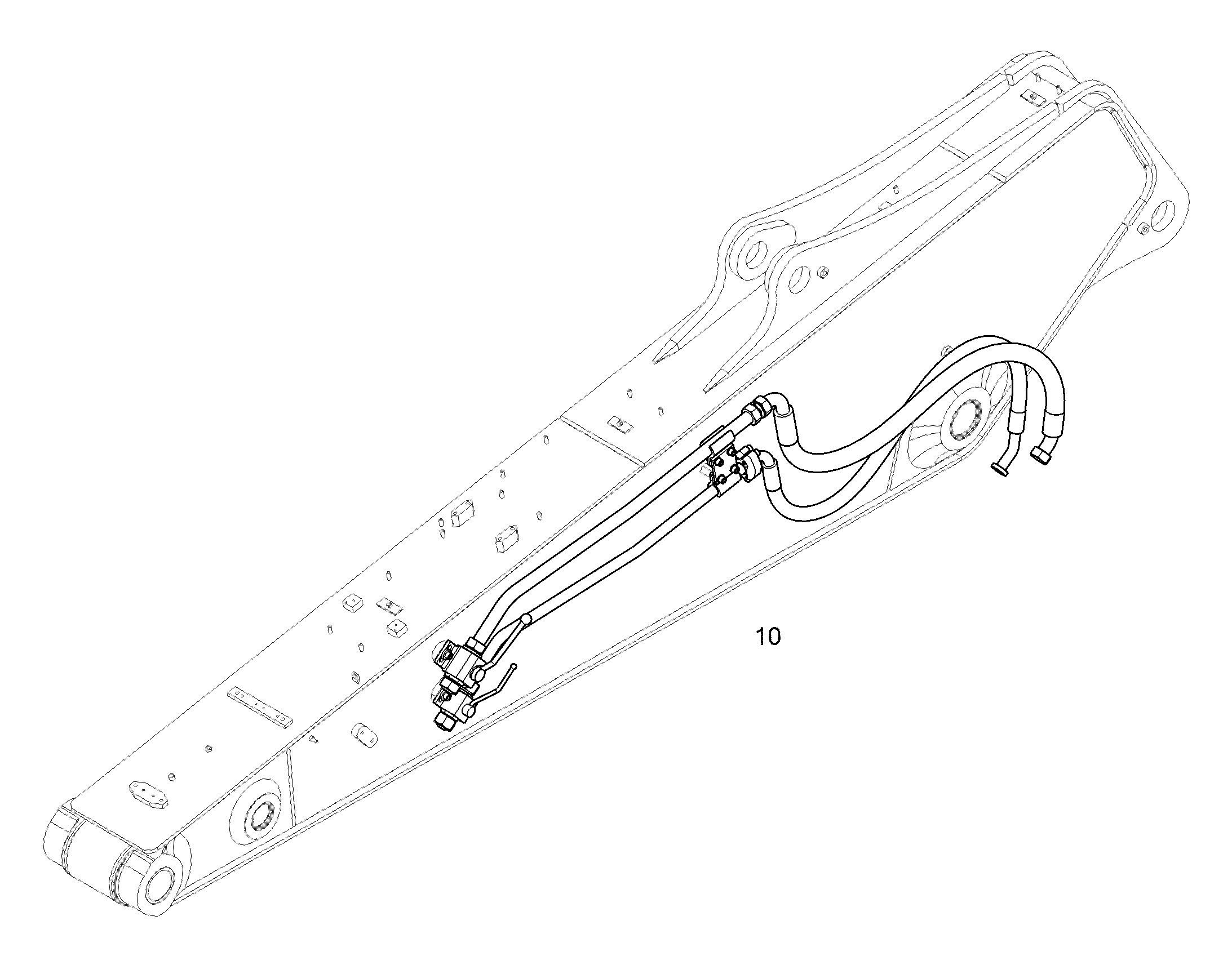 ПРОВОДКА МОНТАЖ AHS 11463901 LIEBHERR