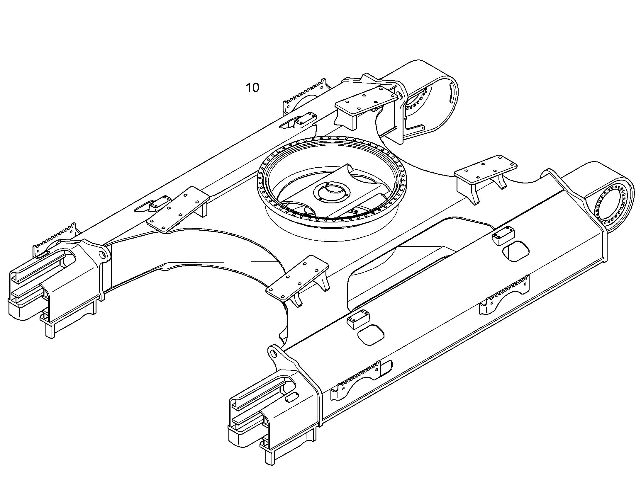 MODIFICATION UNDERCARRIAGE STB 11739945 LIEBHERR