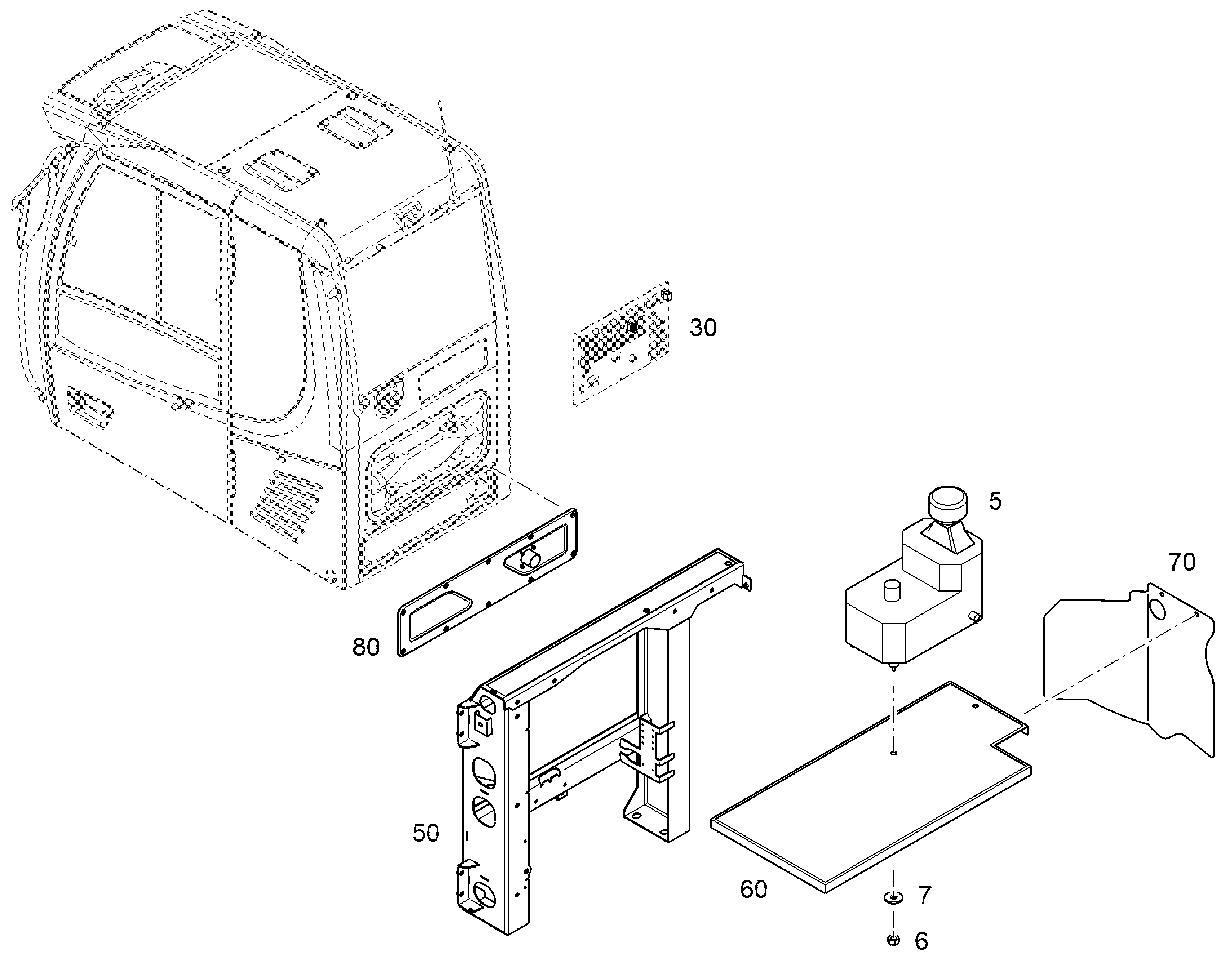 MODIFICATION SUPPORT FRAME 11738762 LIEBHERR