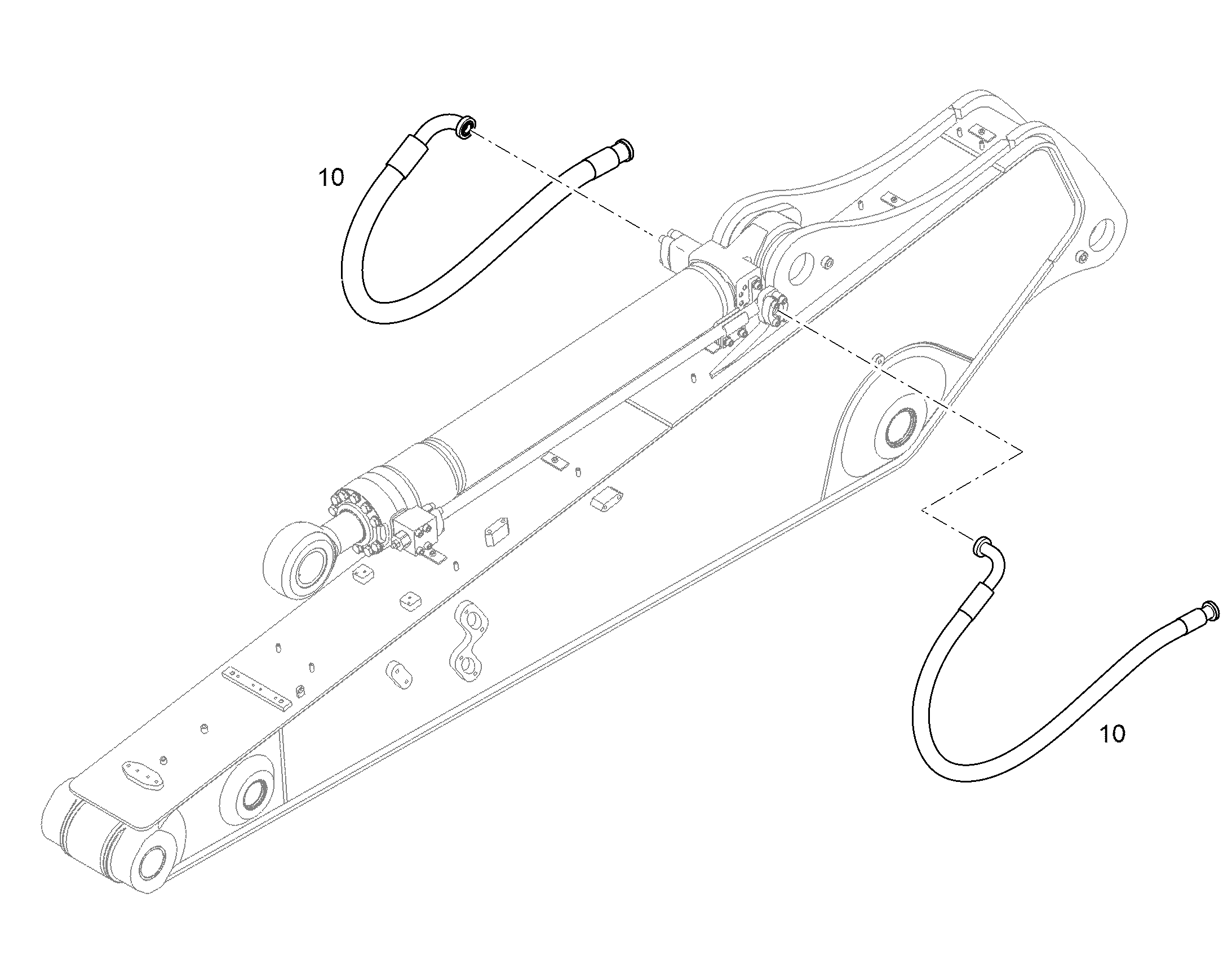 ШЛАНГ 25X1800 11823635 LIEBHERR