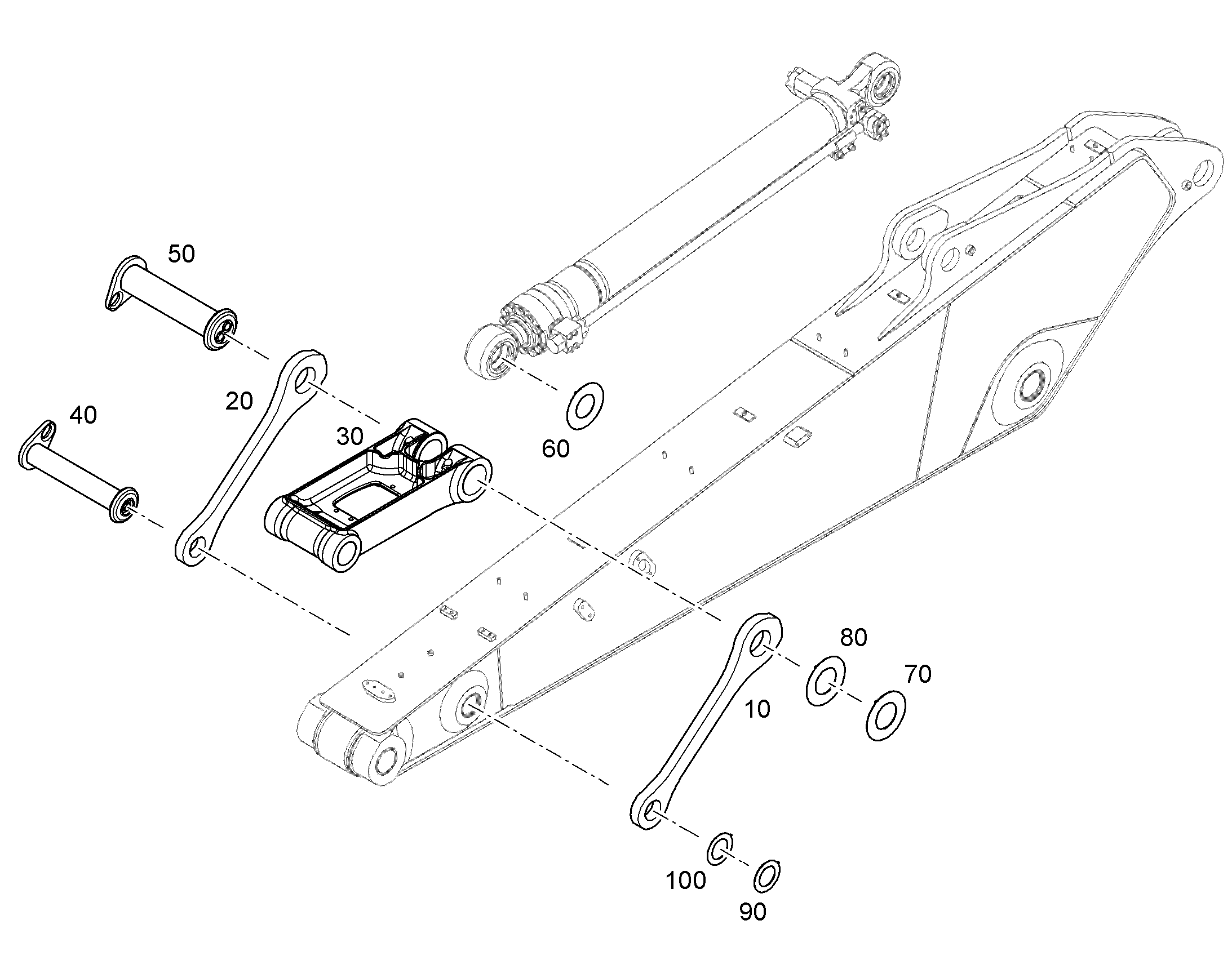 СЕРЬГА СОЕДИНИТЕЛЬНАЯ 10859125 LIEBHERR