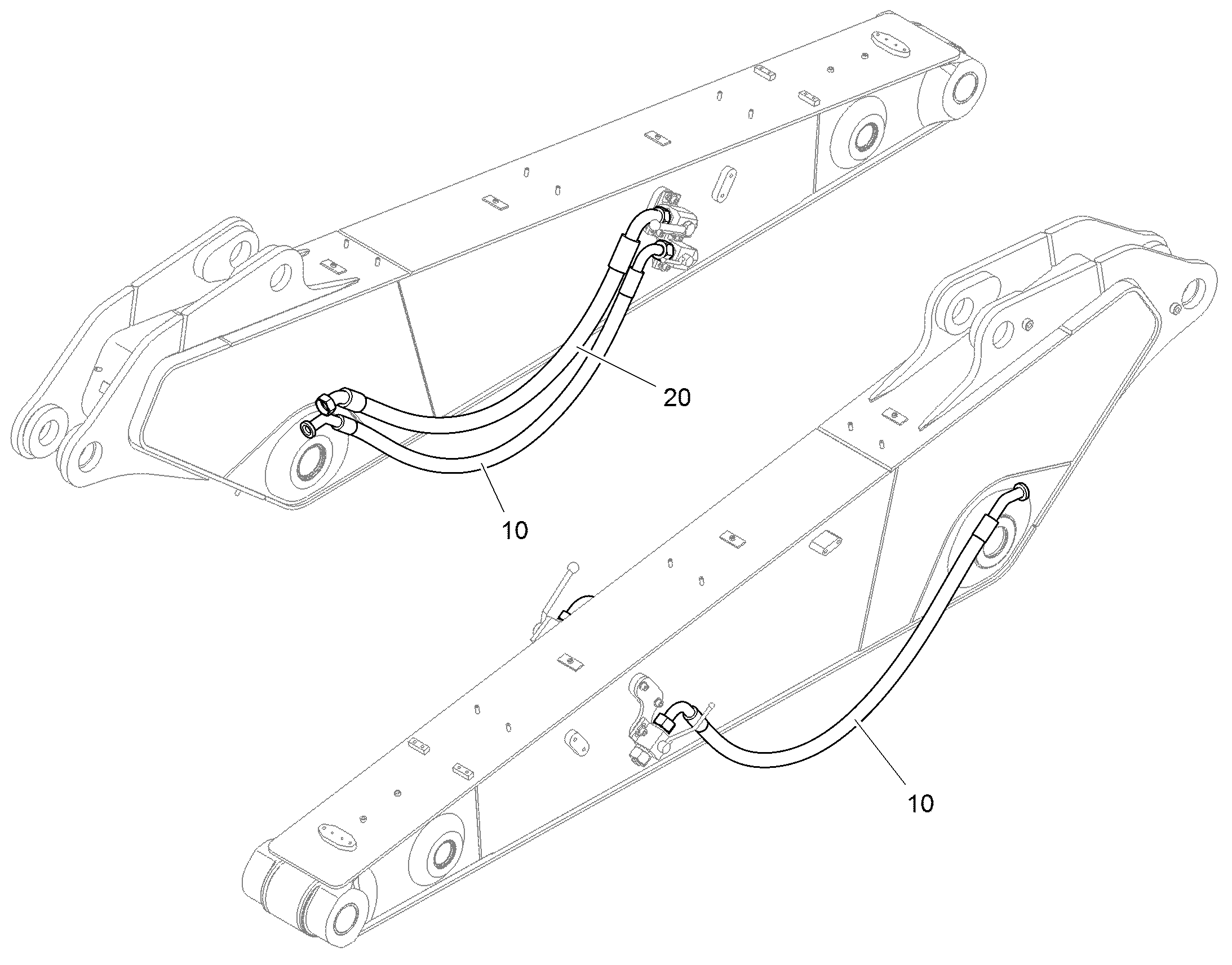 ШЛАНГ 25X1800 12241009 LIEBHERR