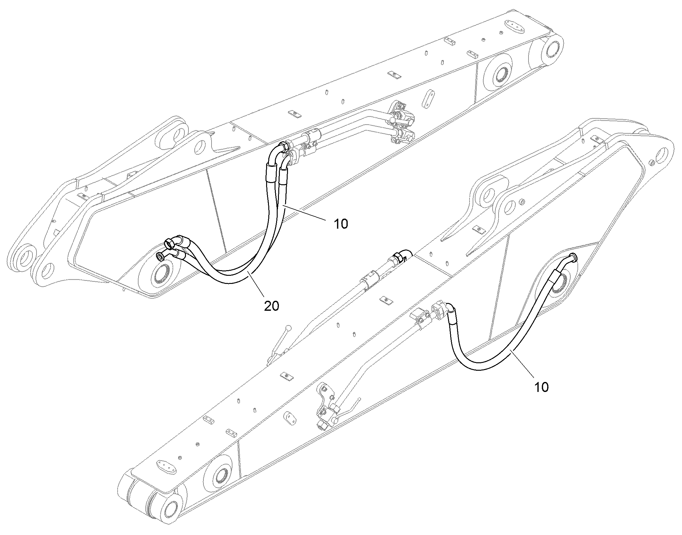 ШЛАНГ ОБРАТНОЙ ЛИНИИ 32X1550 11823634 LIEBHERR