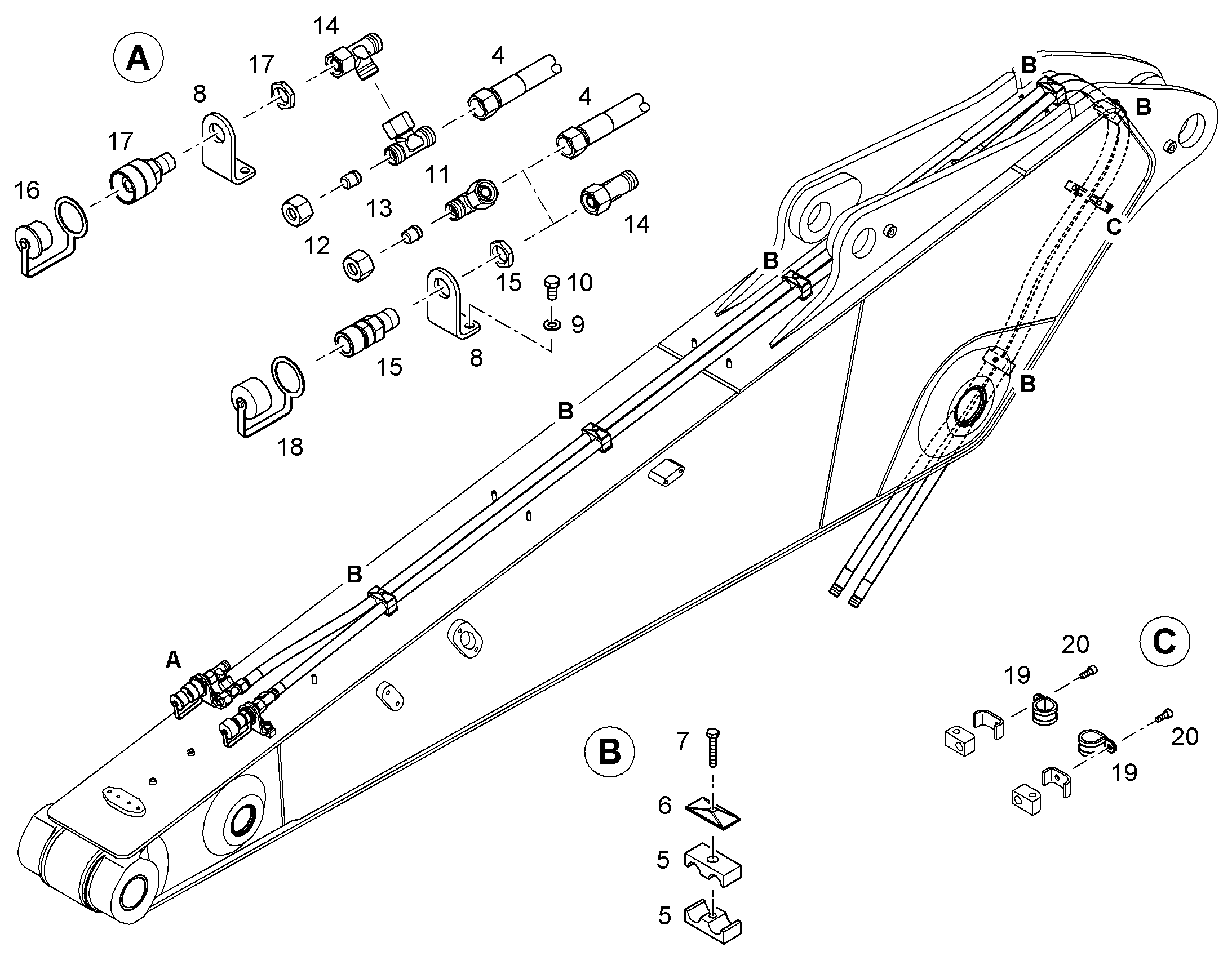 ШЛАНГ 12X4600 11822965 LIEBHERR