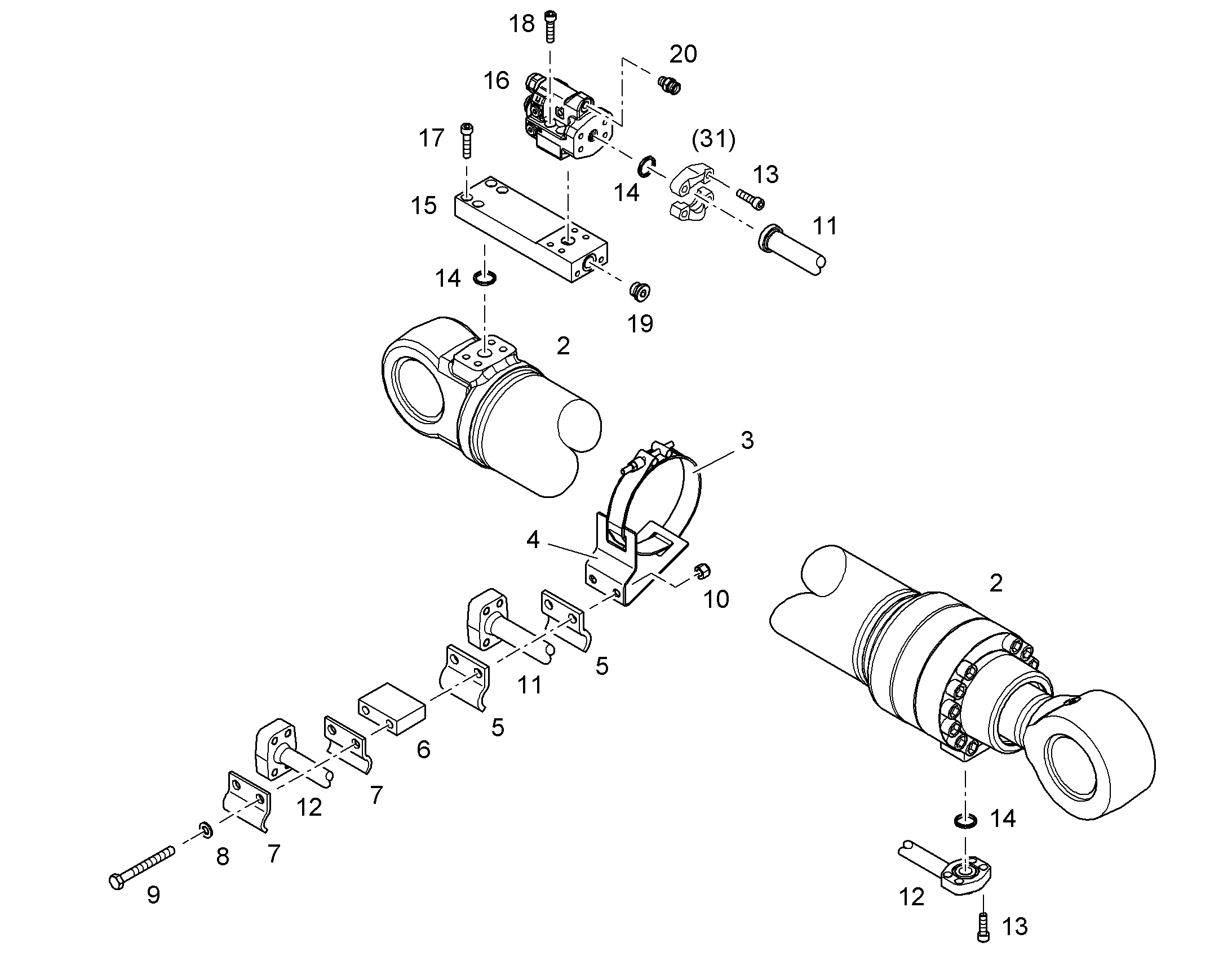 БЛОК ПРОМЕЖУТОЧНЫЙ 11737258 LIEBHERR