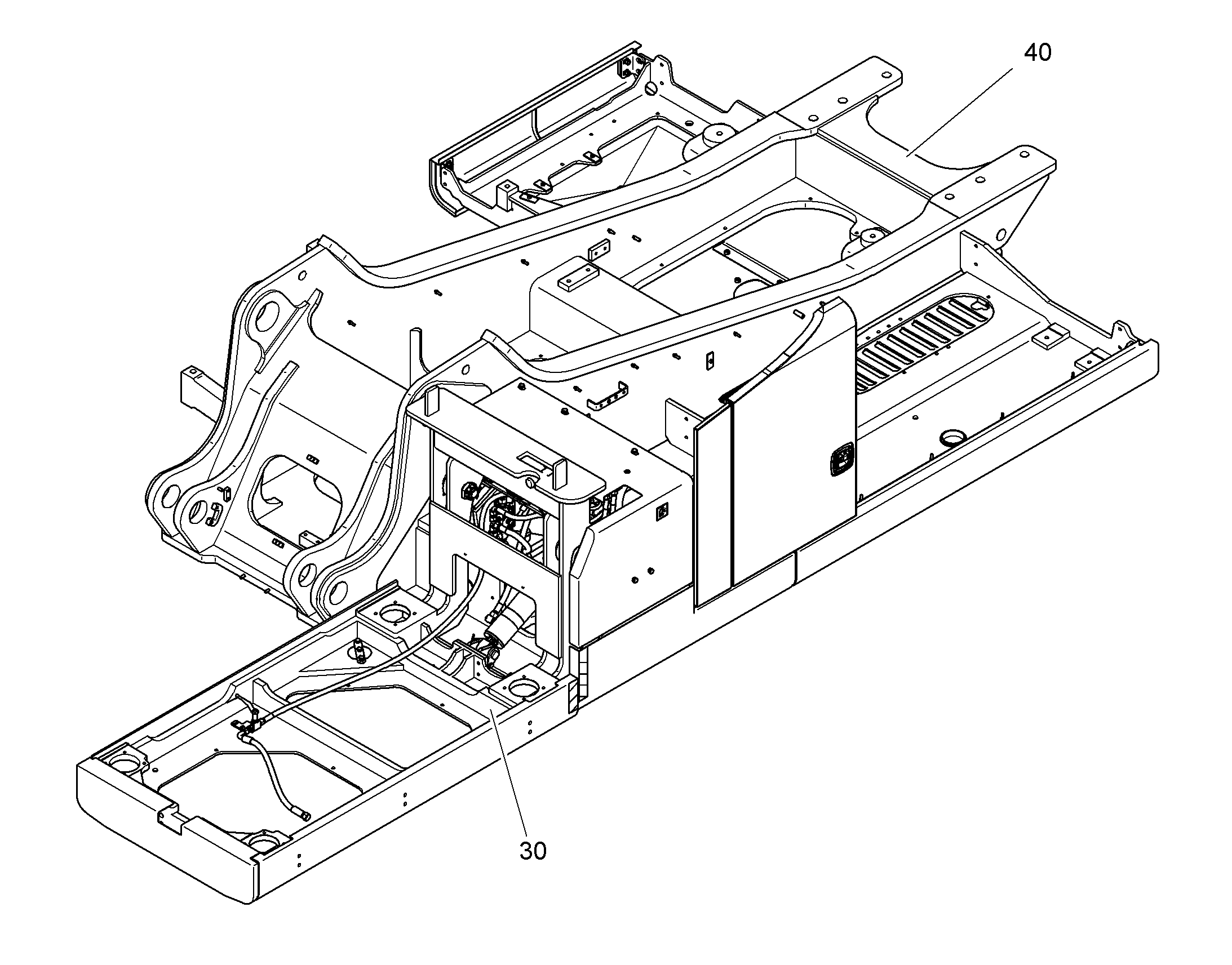 МЕХАНИЗМ ОПРОКИДЫВАЮЩИЙ 30° OBW 11460777 LIEBHERR