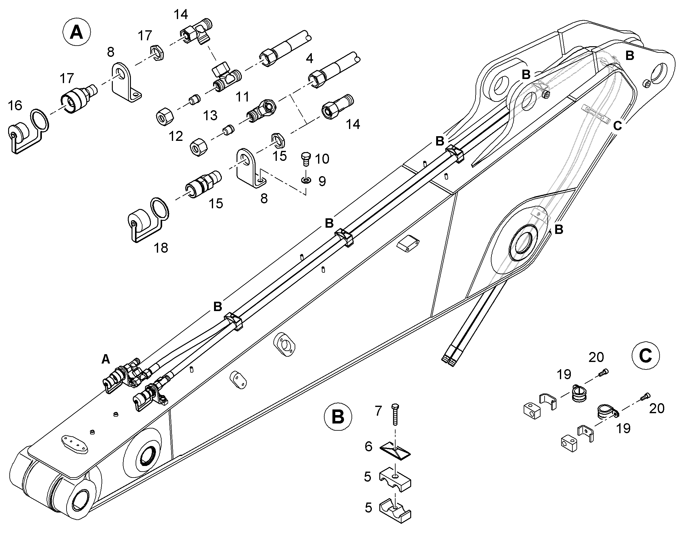 ШЛАНГ 12X4040 11644909 LIEBHERR