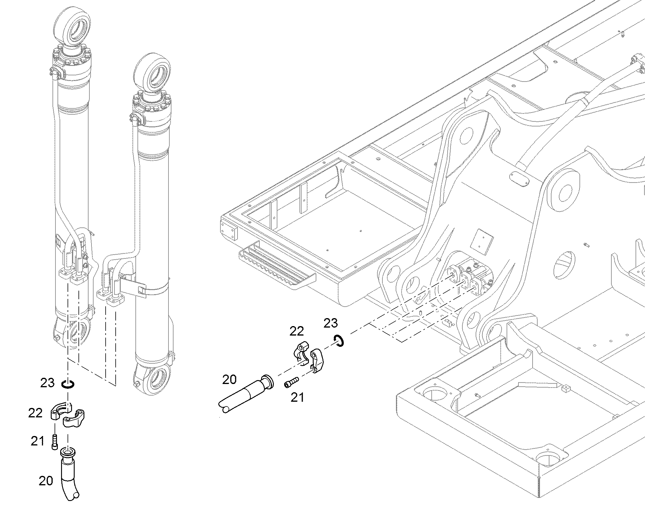 ШЛАНГ 25X710 11699082 LIEBHERR