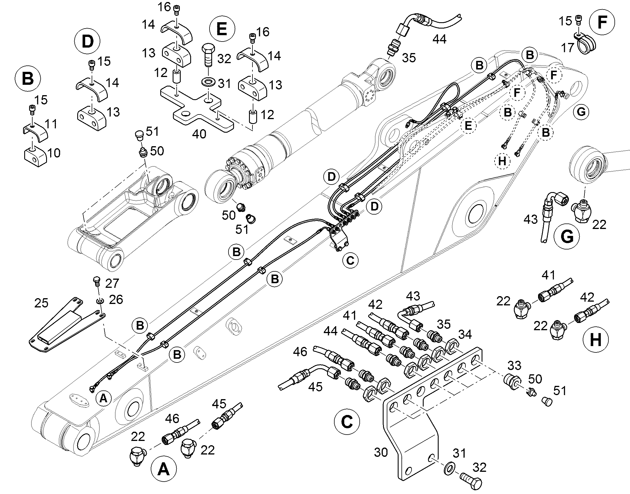 ШЛАНГ 4X2210 11824526 LIEBHERR