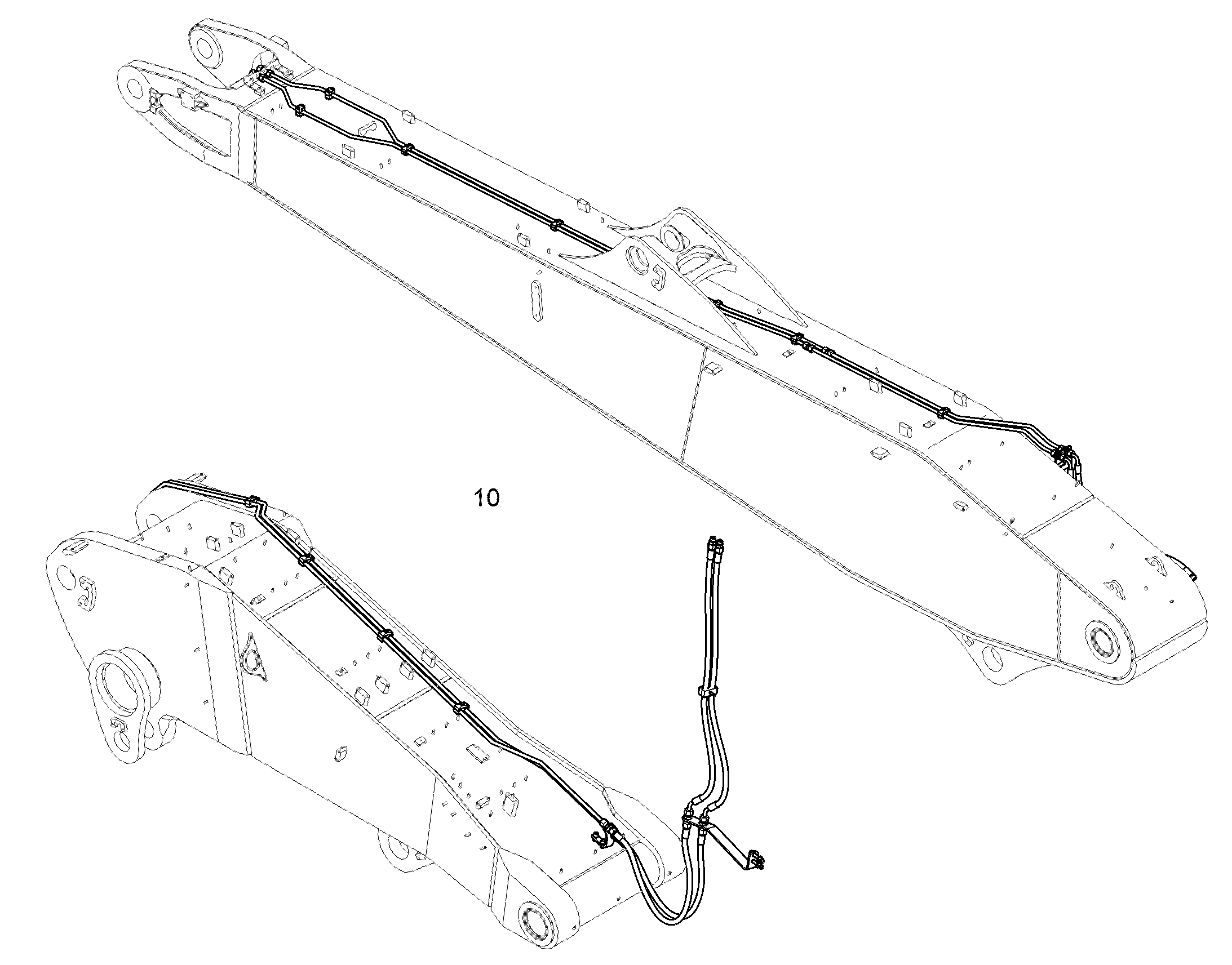 ПРОВОДКА ПРИВОД МЕХ. ПОВОРОТА R946 11738788 LIEBHERR