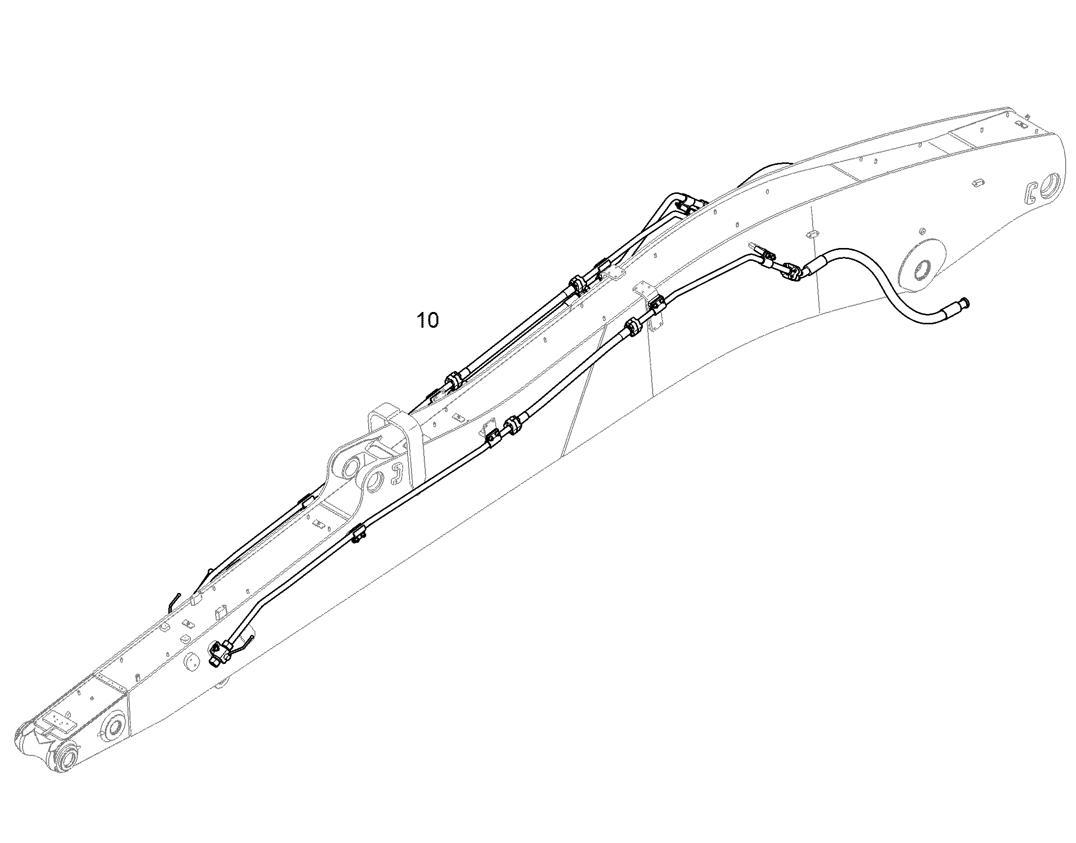 ПРОВОДКА МОНТАЖ AHS F. STIEL 6,5M R946 11739534 LIEBHERR