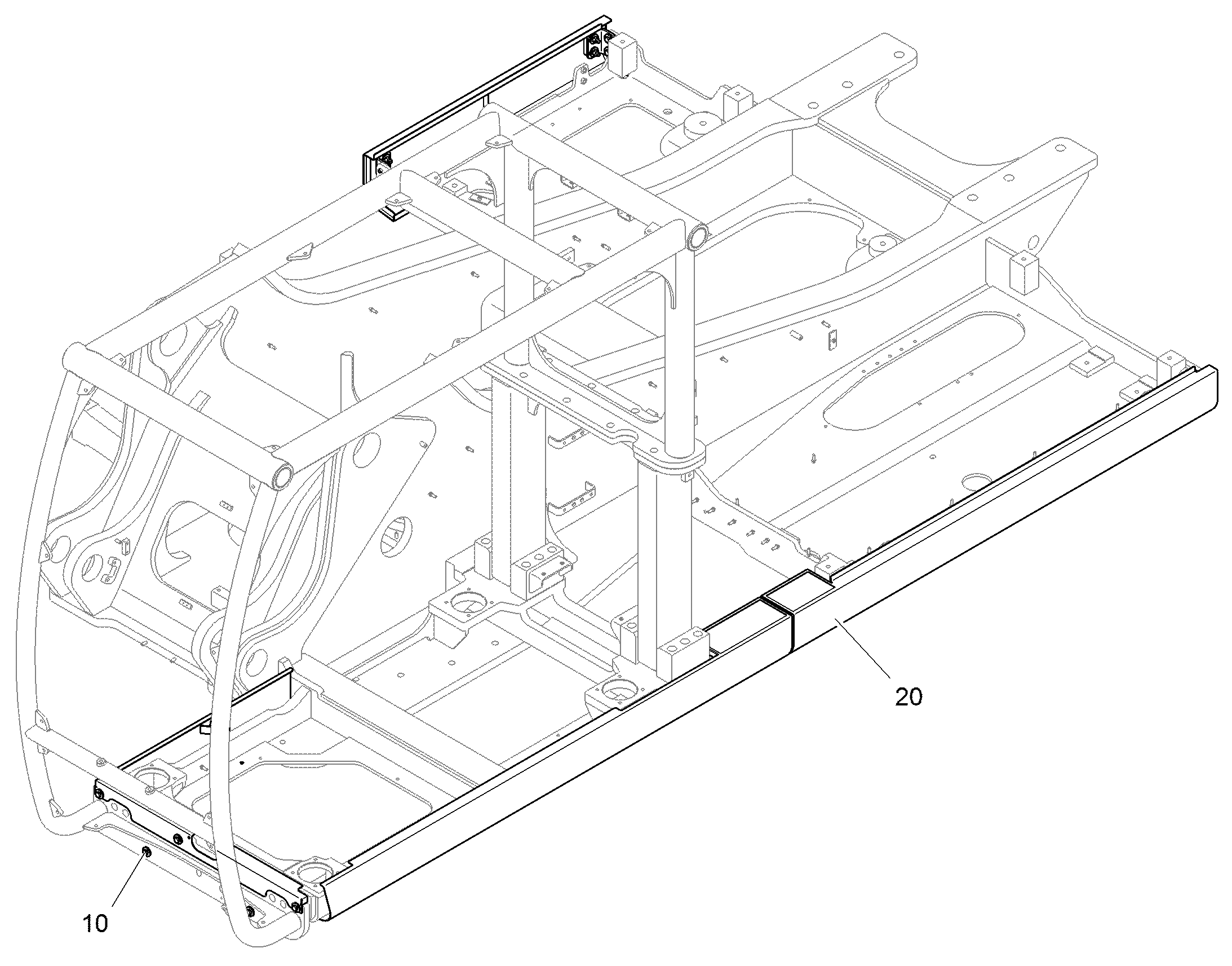ДЕТАЛИ КРЕПЛЕНИЯ 10857438 LIEBHERR