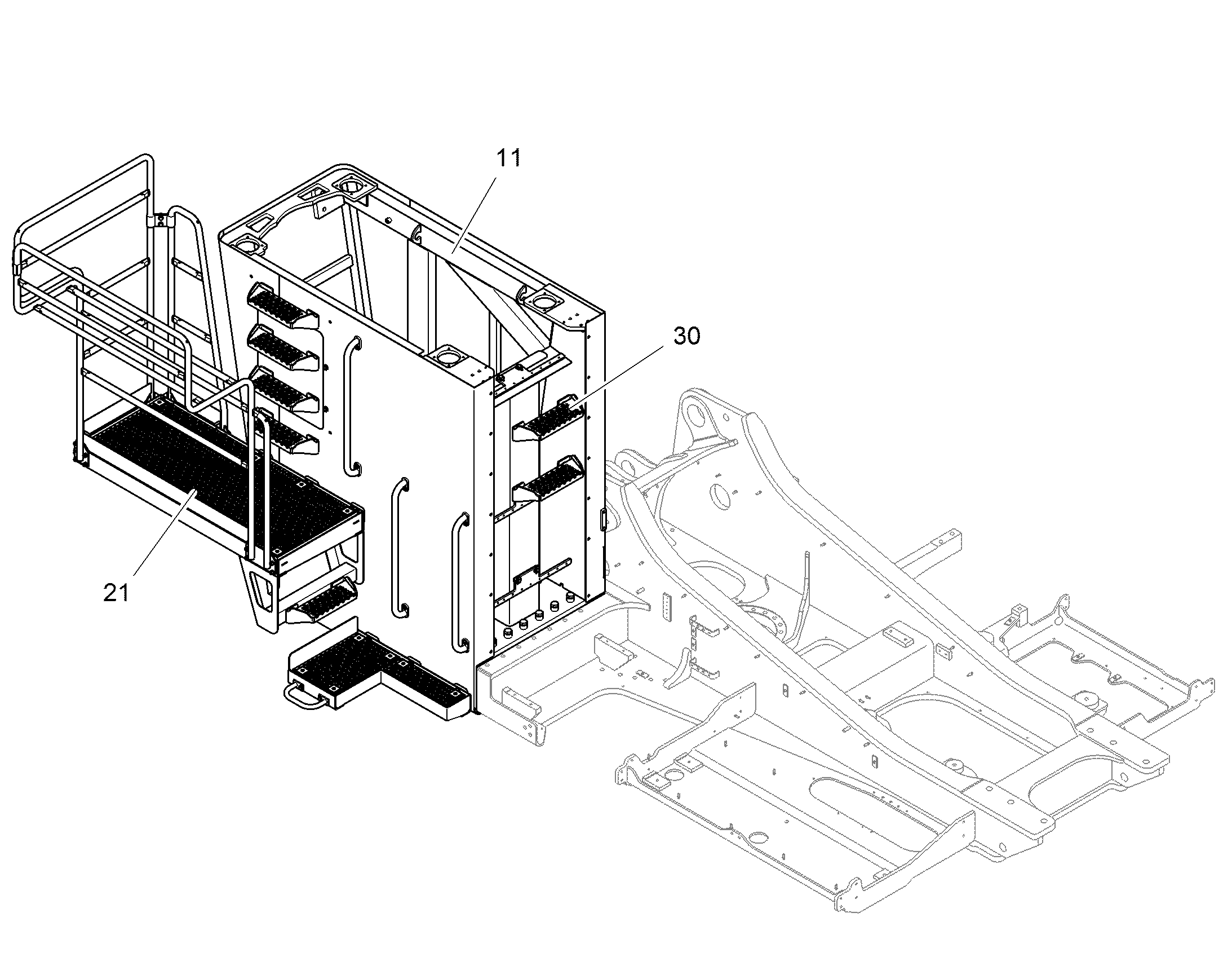 ПЛАТФОРМА 679 MM 94085396 LIEBHERR