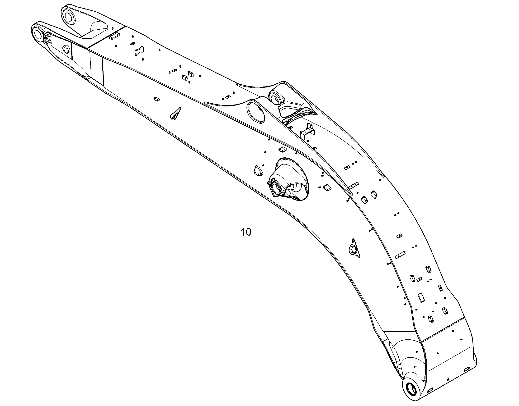 СТРЕЛА ОДНОКОРПУСНАЯ 6,70M 10856538 LIEBHERR