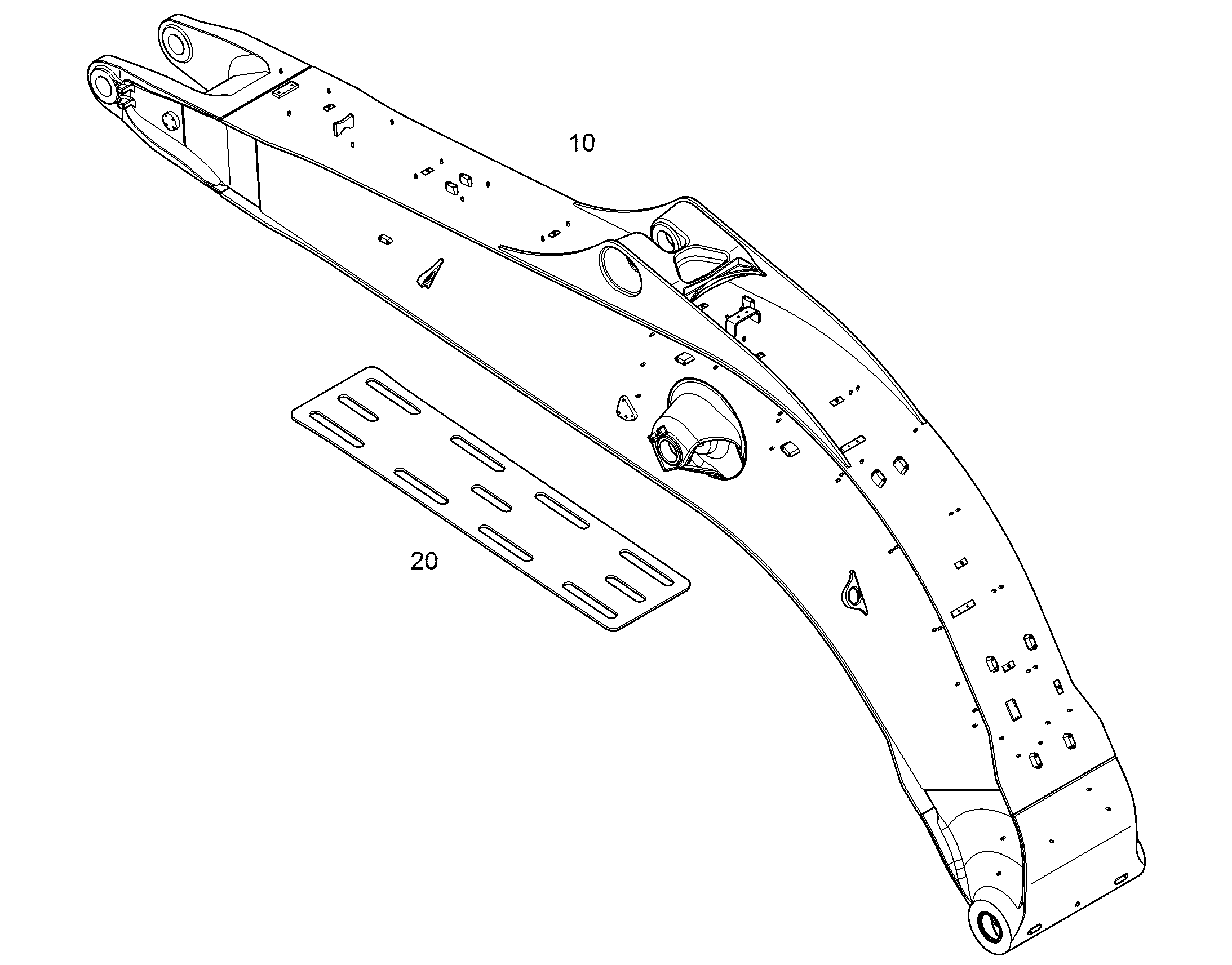 ЗАЩИТА НИЖНЕГО ПОЯСА Д.MOНОУСТ 6,70M 10404741 LIEBHERR