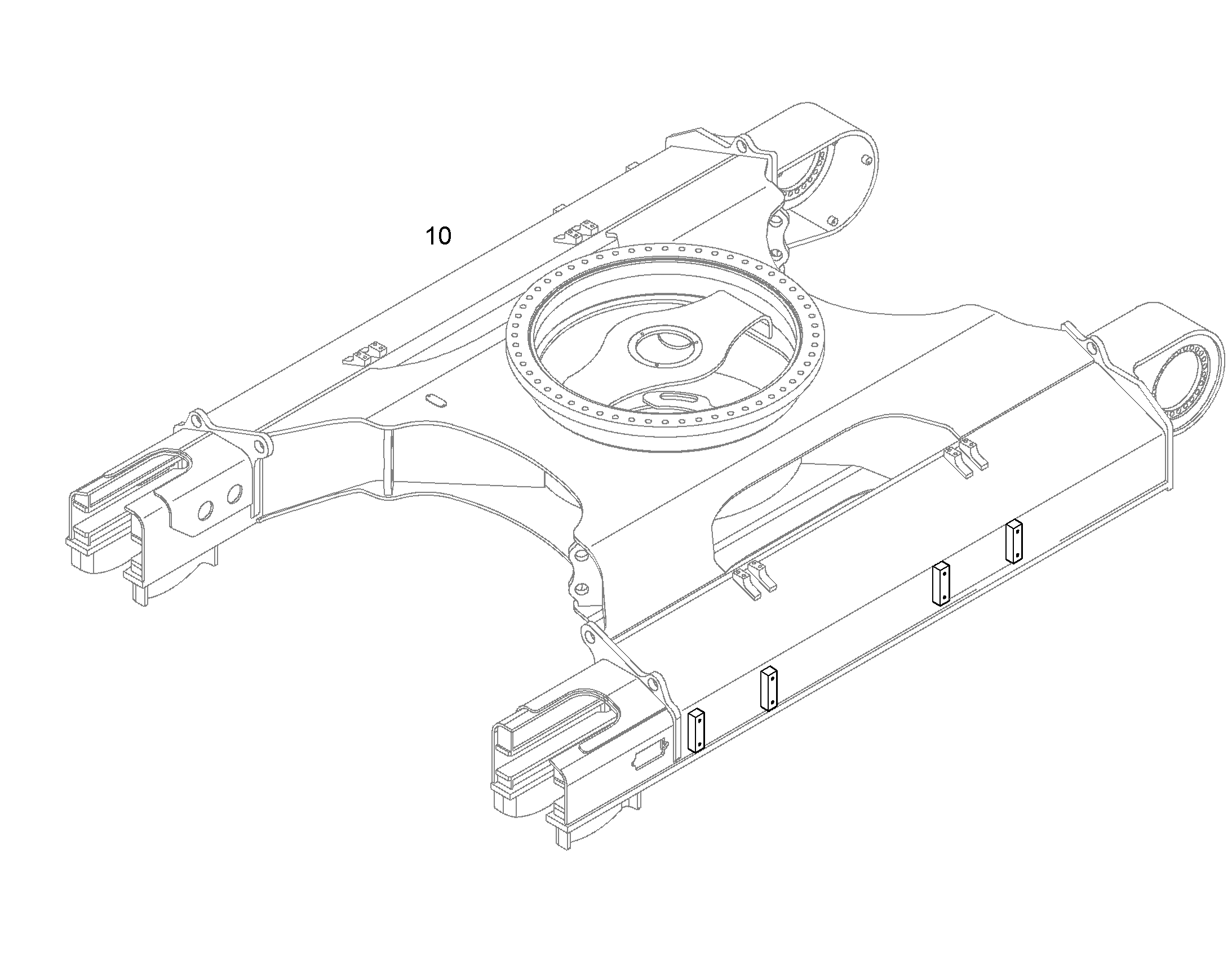 MODIFICATION UNDERCARRIAGE STB 11739586 LIEBHERR