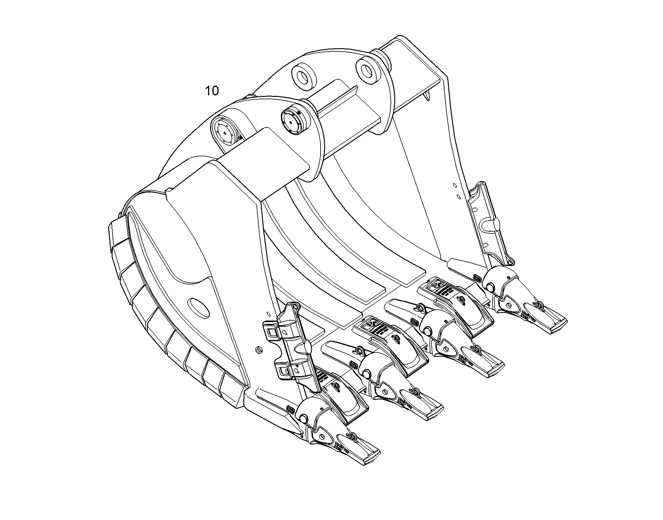 ЛОПАТА ОБРАТНАЯ HDV 10849883 LIEBHERR