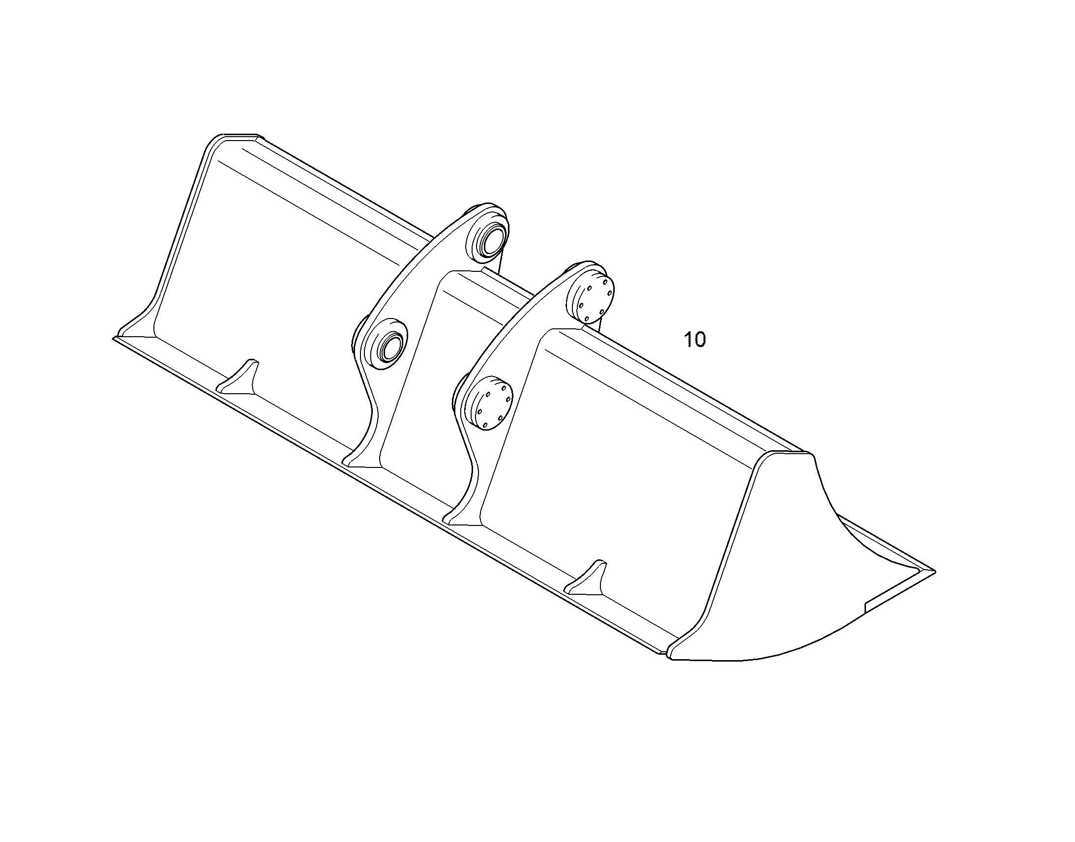 КОВШ КАНАВООЧИСТИТЕЛЯ 11734869 LIEBHERR
