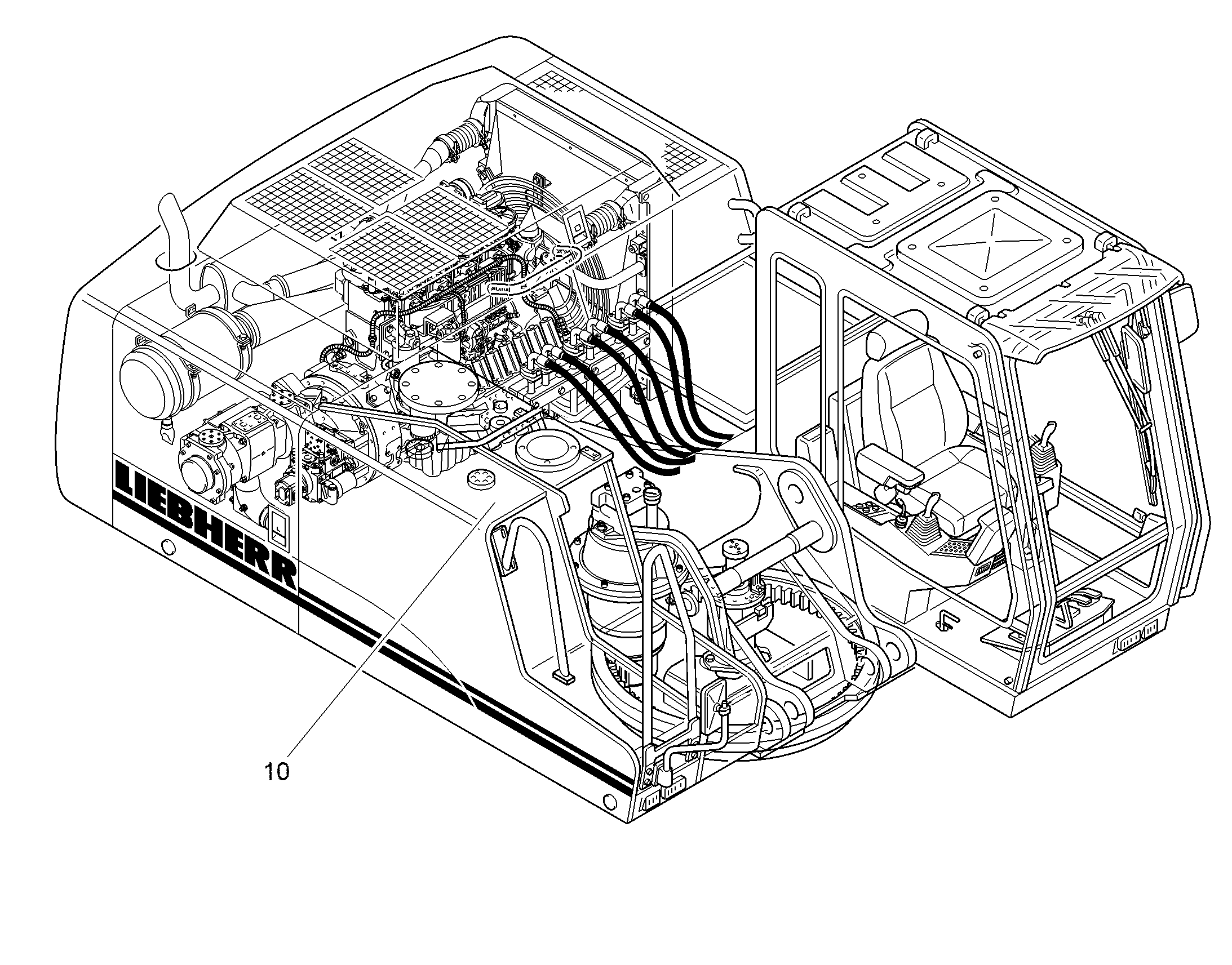 ЗАПОЛНЕНИЕ МАСЛОМ 10365067 LIEBHERR