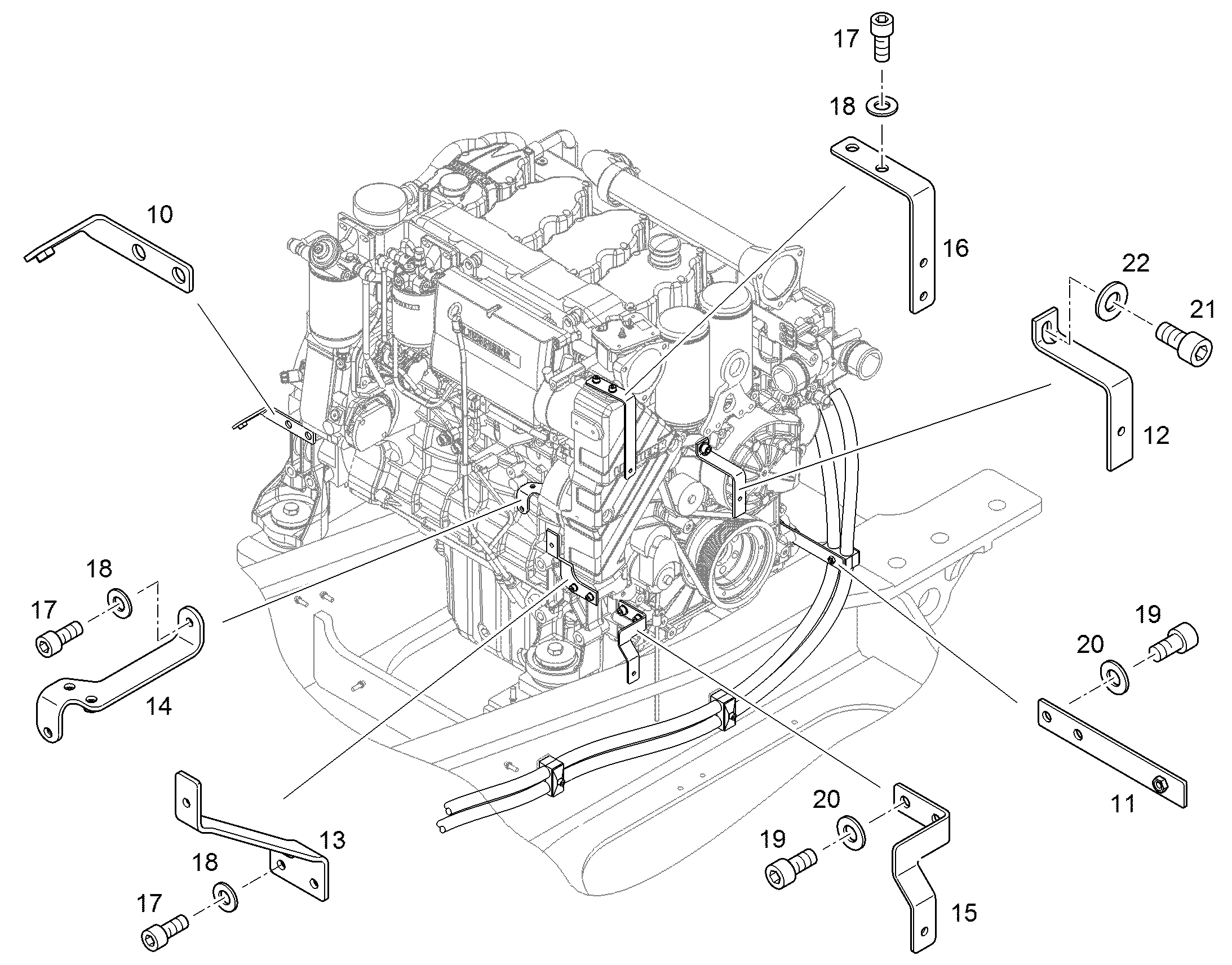 КРЕПЕЖ 11733697 LIEBHERR