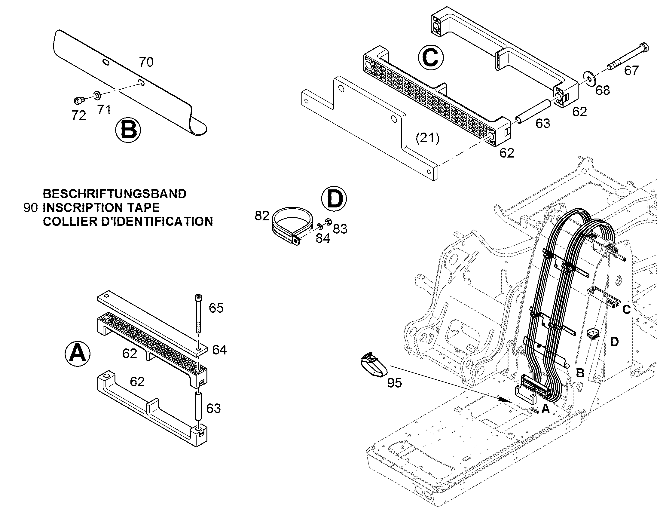 ЛЕНТА ДЛЯ МАРКИРОВКИ 11737305 LIEBHERR