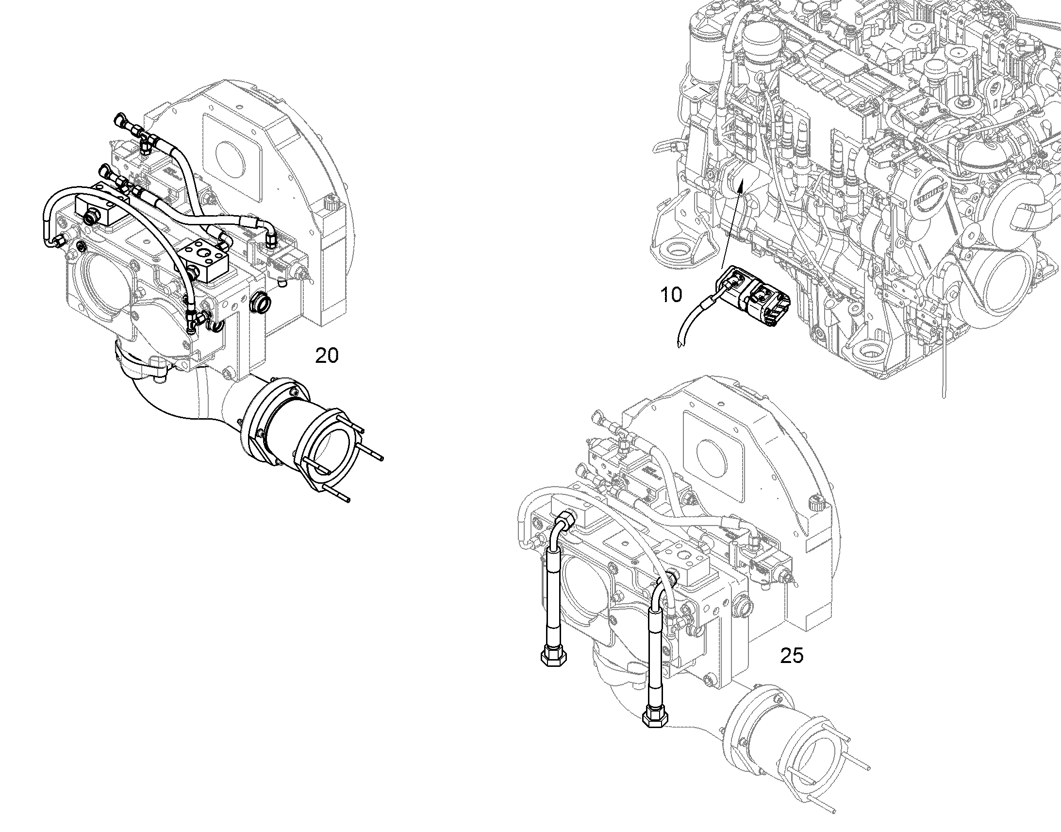 ШЛАНГИ ПАРОВЫЕ 10822702 LIEBHERR