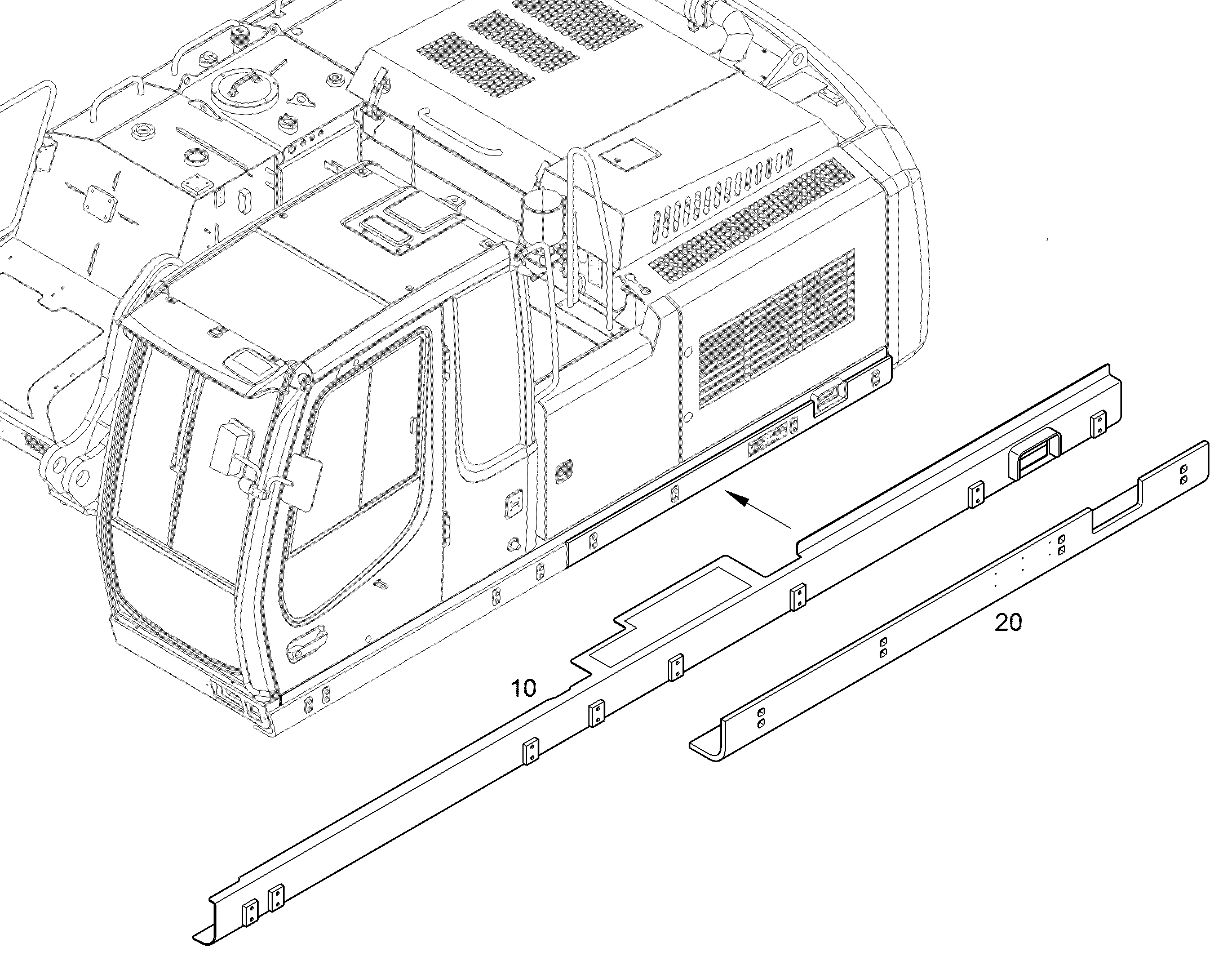 БАМПЕР 10839322 LIEBHERR