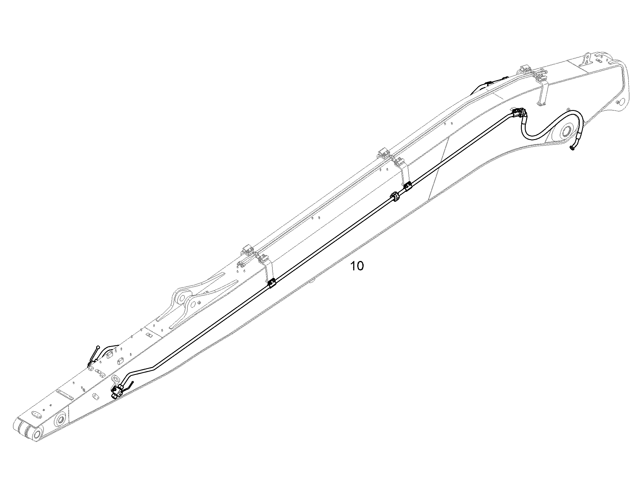 ПРОВОДКА МОНТАЖ AHS 11462163 LIEBHERR