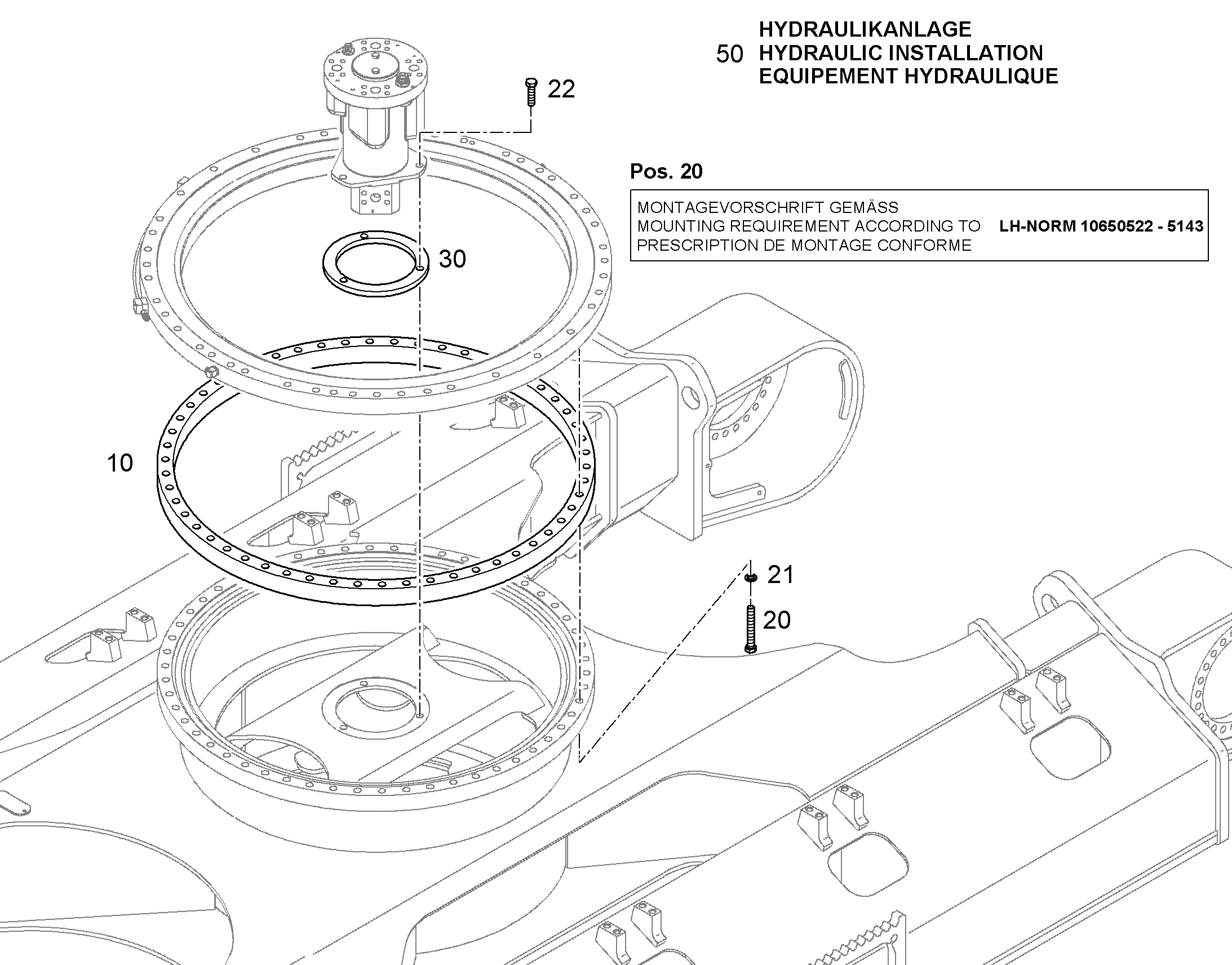ГИДРАВЛИЧЕСКАЯ СИСТЕМА 11377794 LIEBHERR