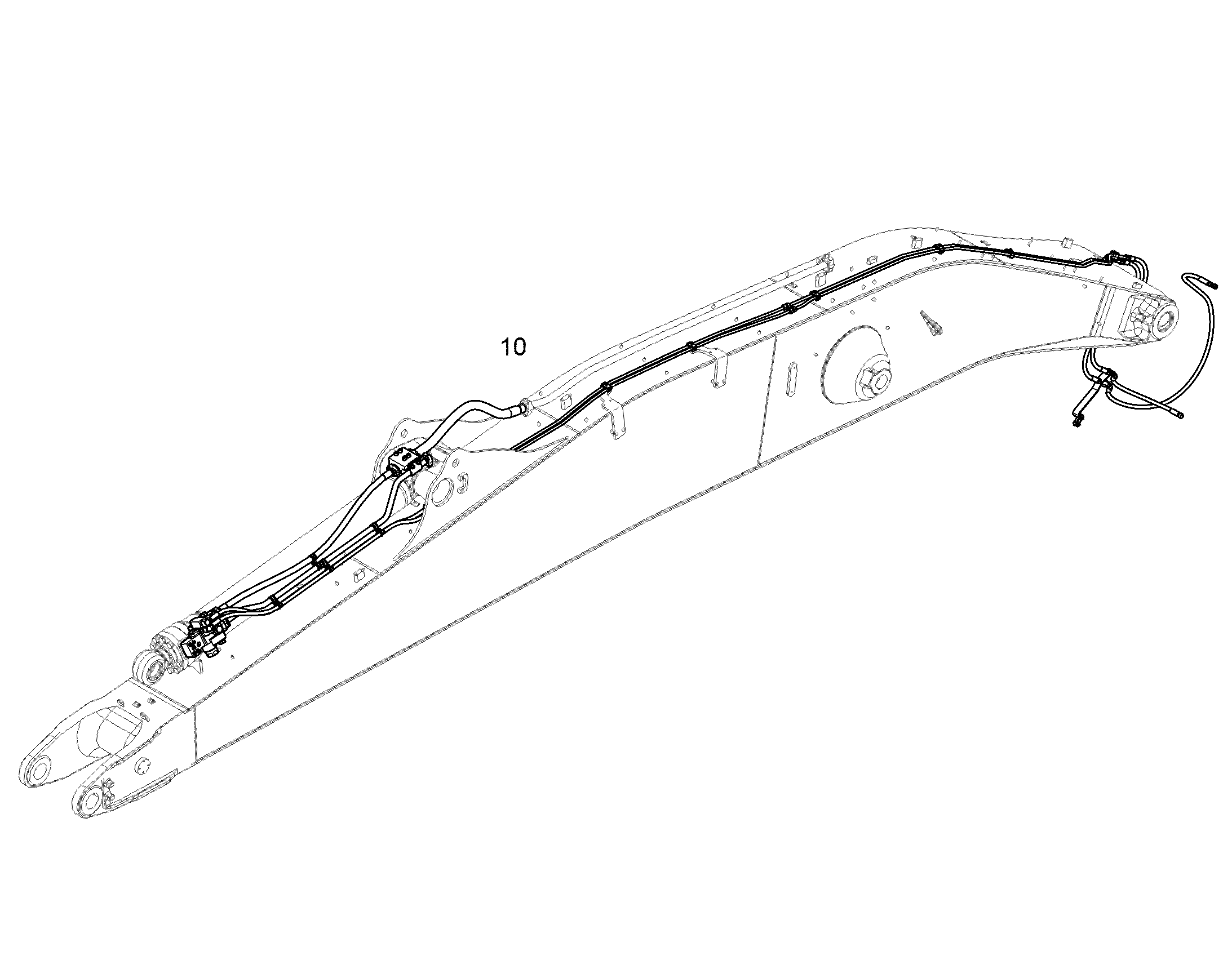 ЗАЩ.ТРУБЫ ЦИЛ.РУК. 11813538 LIEBHERR