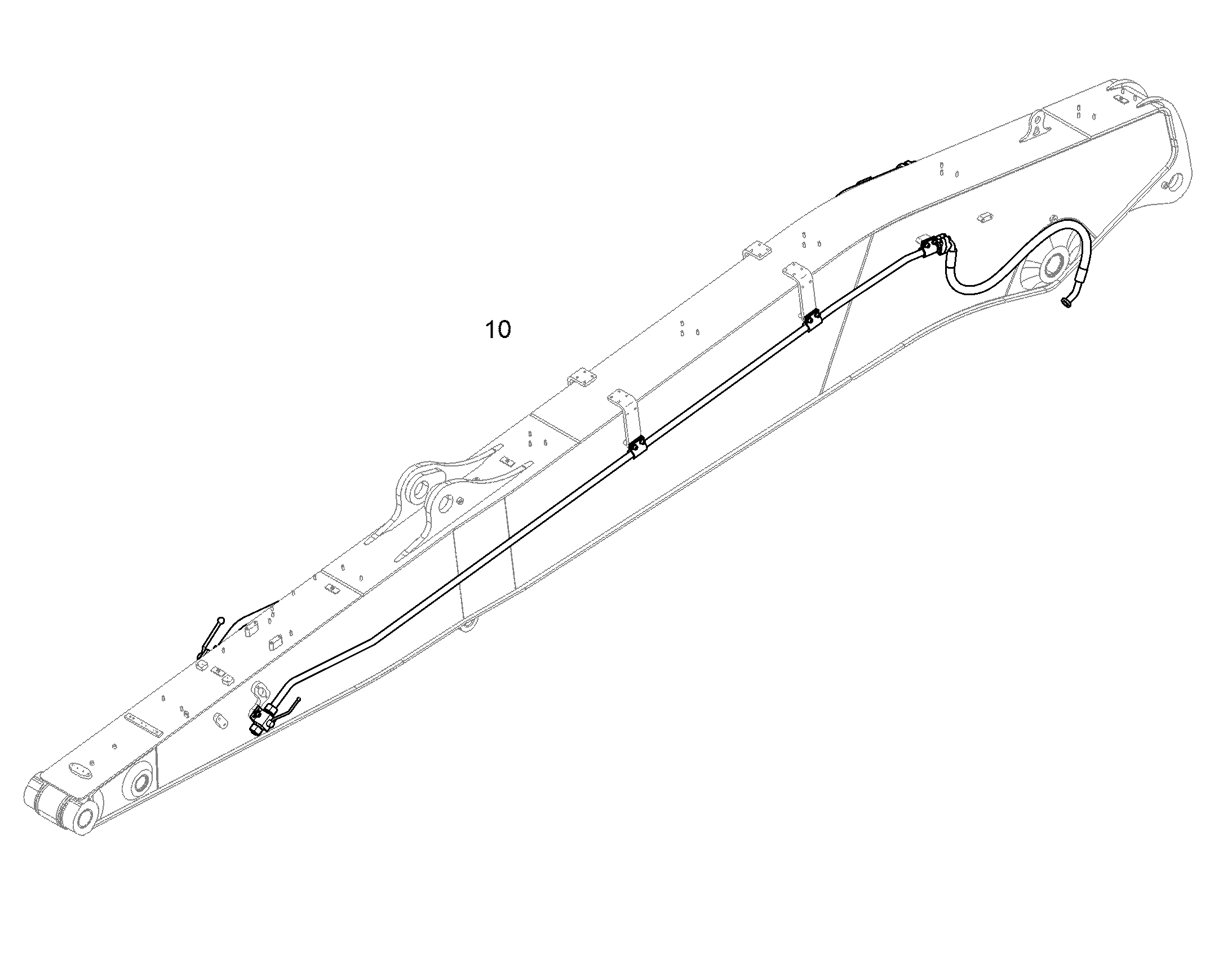 ПРОВОДКА МОНТАЖ AHS 11814083 LIEBHERR