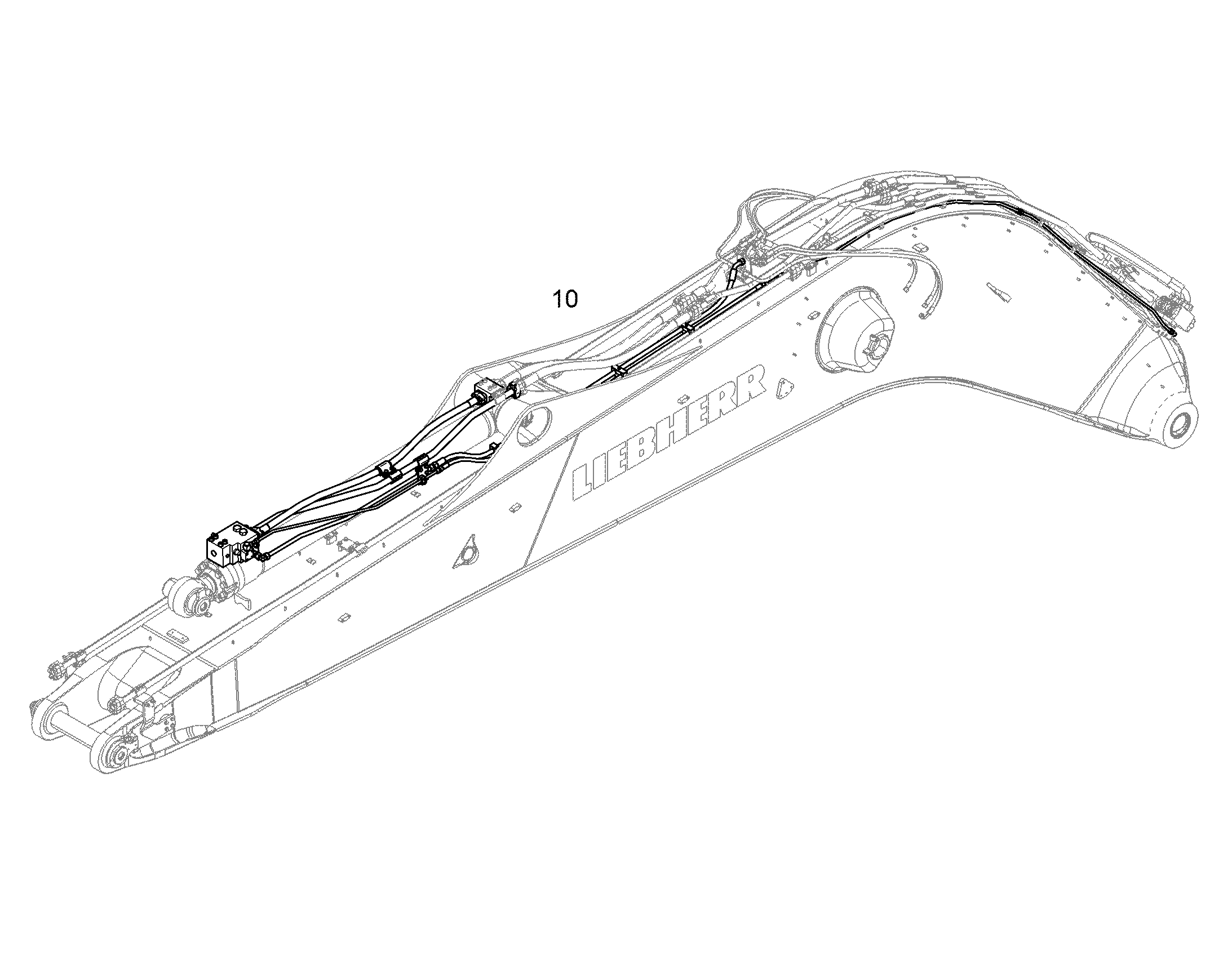 ЗАЩ.ТРУБЫ ЦИЛ.РУК. 11390688 LIEBHERR