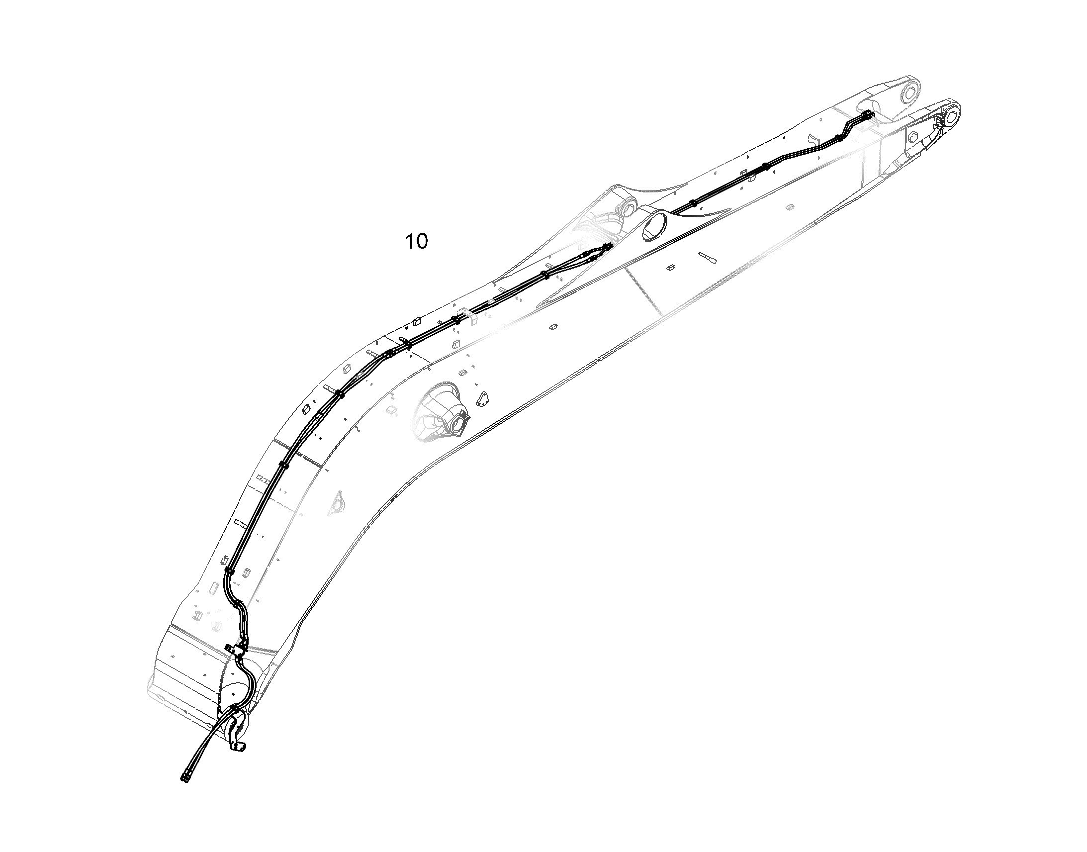 ПРОВОДКА ПРИВОД МЕХ. ПОВОРОТА 11390684 LIEBHERR