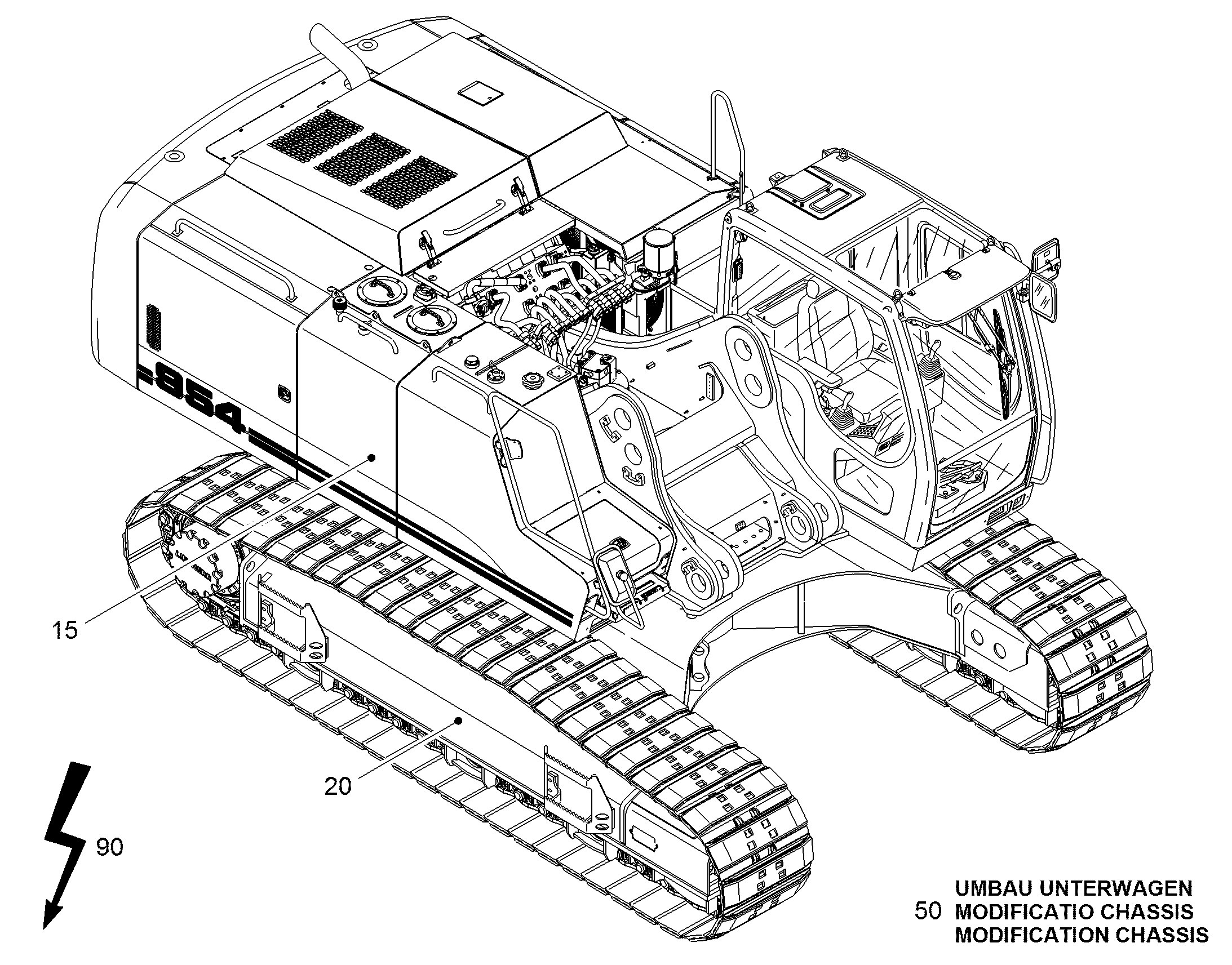 ЭЛ.ОБОРУД. МОНТ.КОМП. 11390955 LIEBHERR