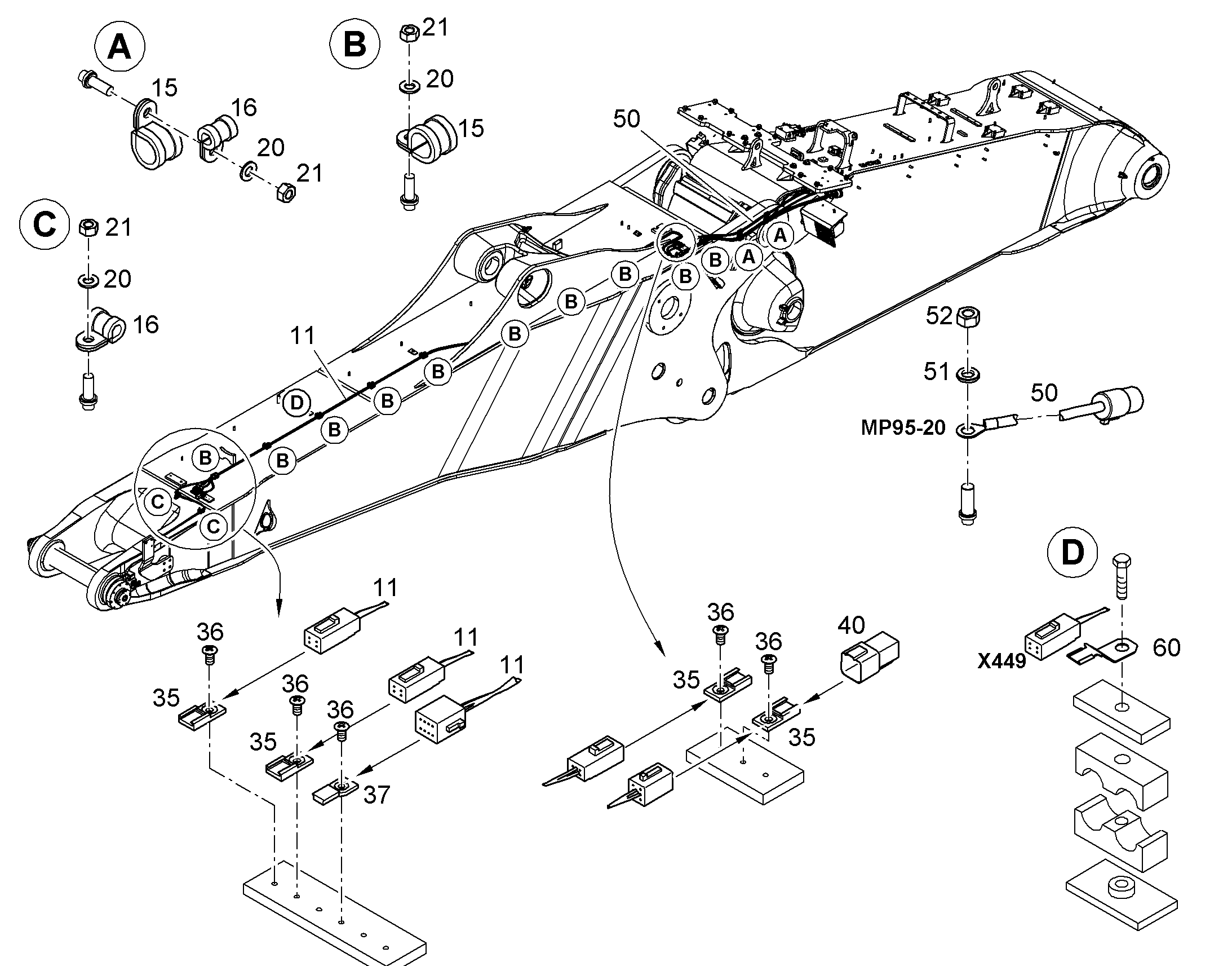 КОДОВЫЙ ШТЕКЕР W21 11368231 LIEBHERR