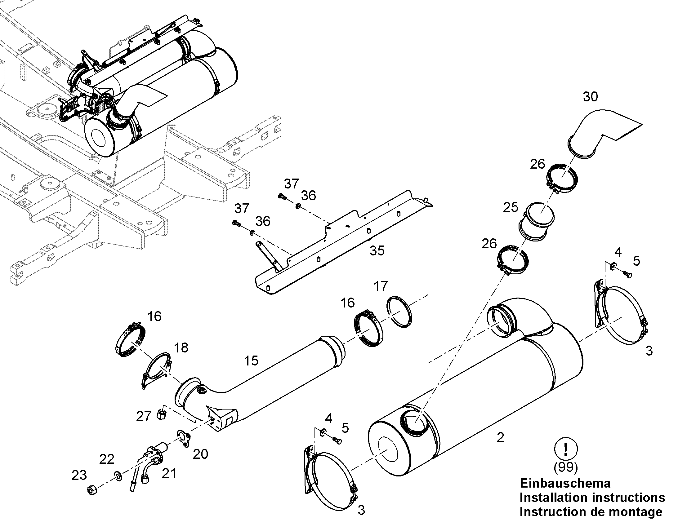 SCR В СБОРЕ DIESEL 10144045 LIEBHERR
