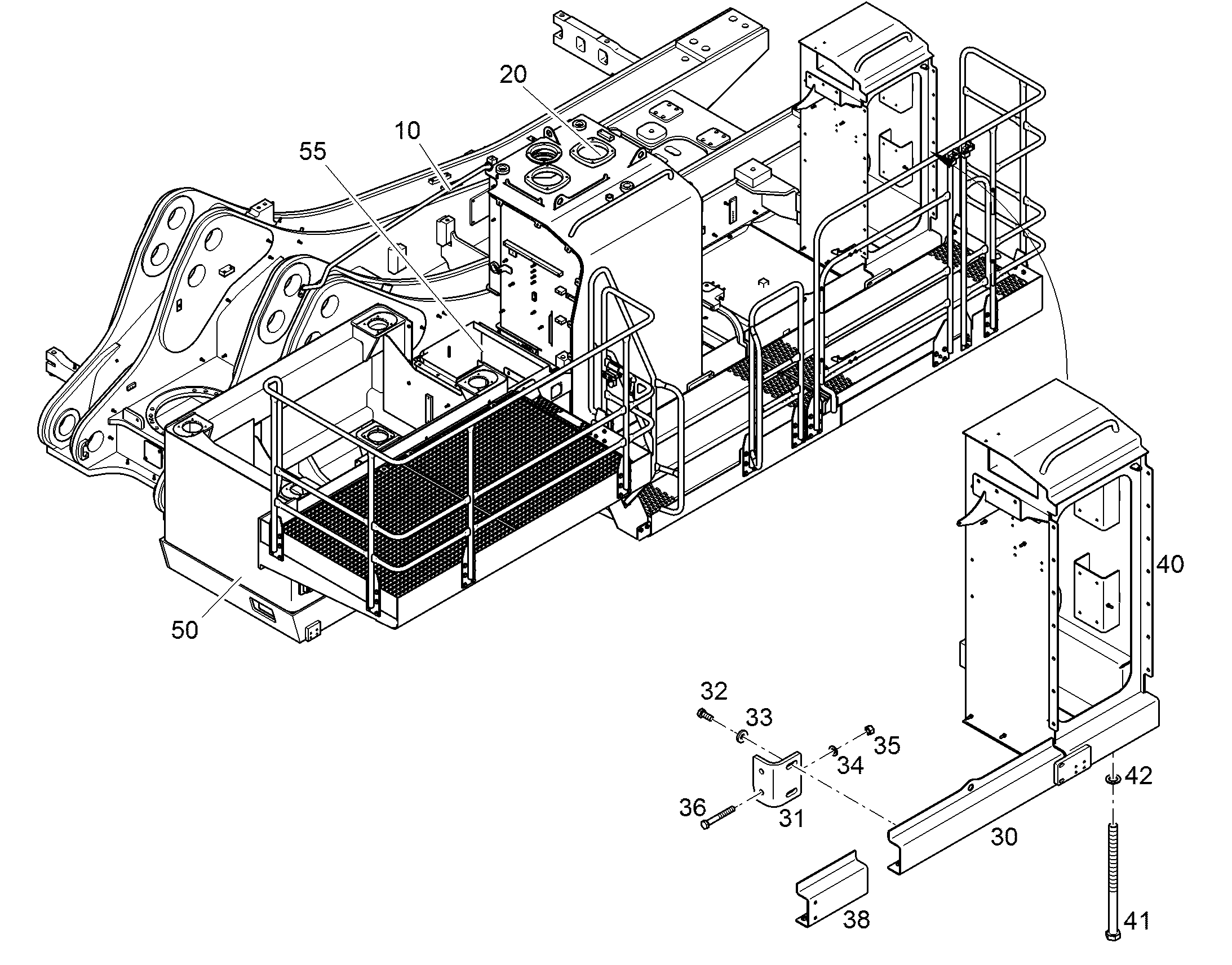 ПЕРЕОБОРУД. ПОВОР. ПЛАТФОРМЫ 11461805 LIEBHERR