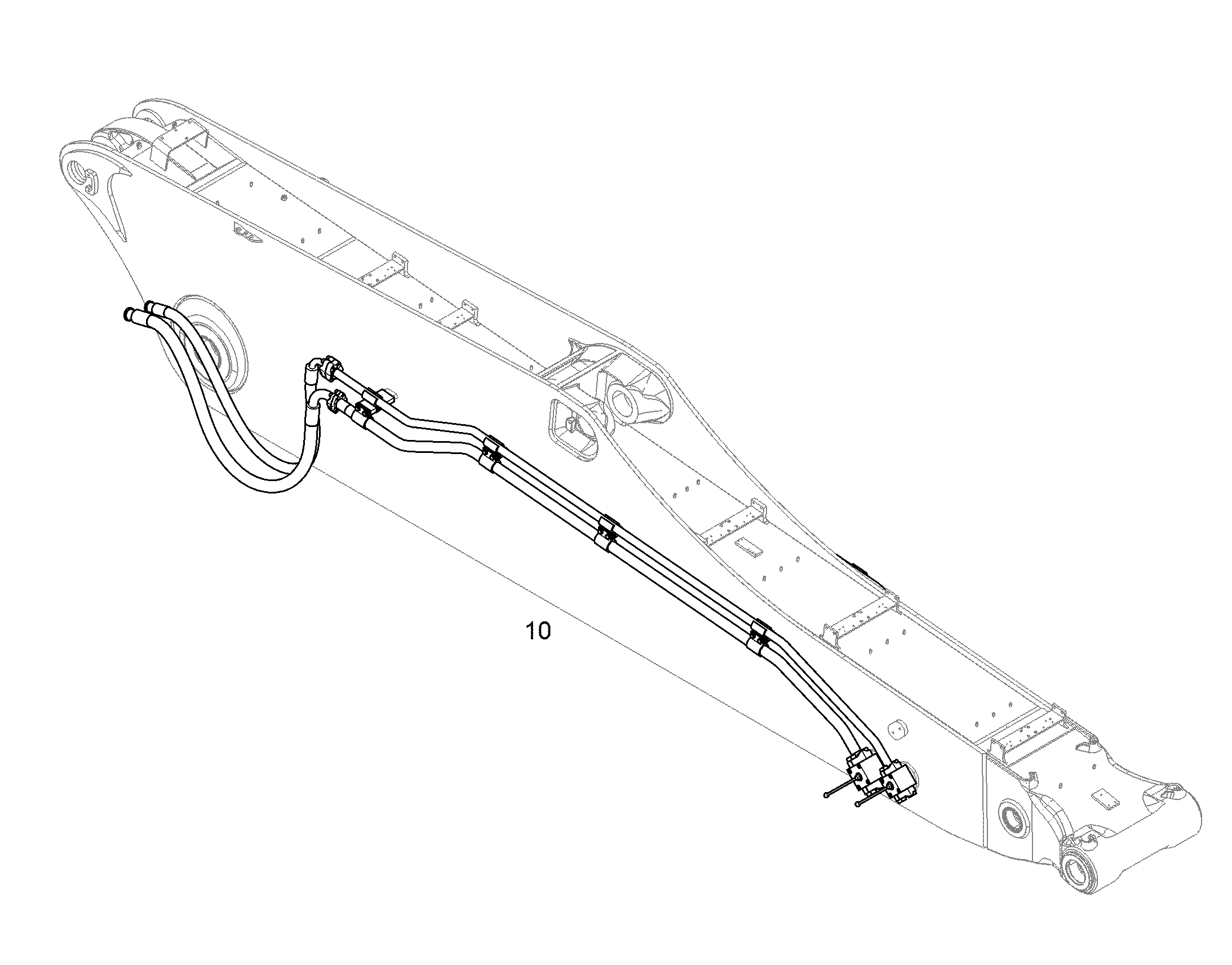 ПРОВОДКА МОНТАЖ AHS 11816590 LIEBHERR