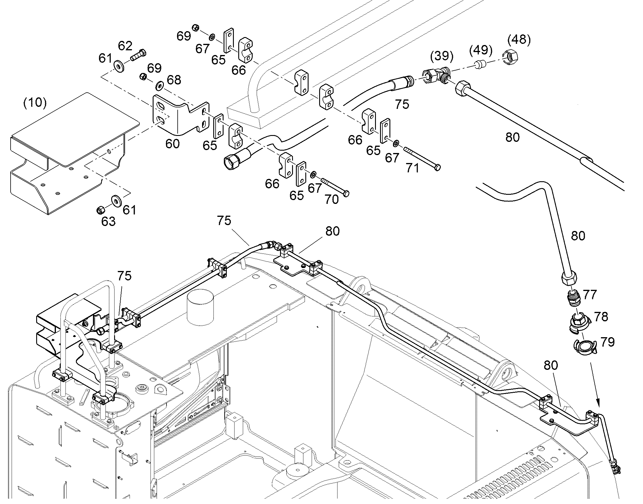 СОЕДИНЕНИЕ РЕЗЬБОВОЕ СПЕЦ. 12408713 LIEBHERR