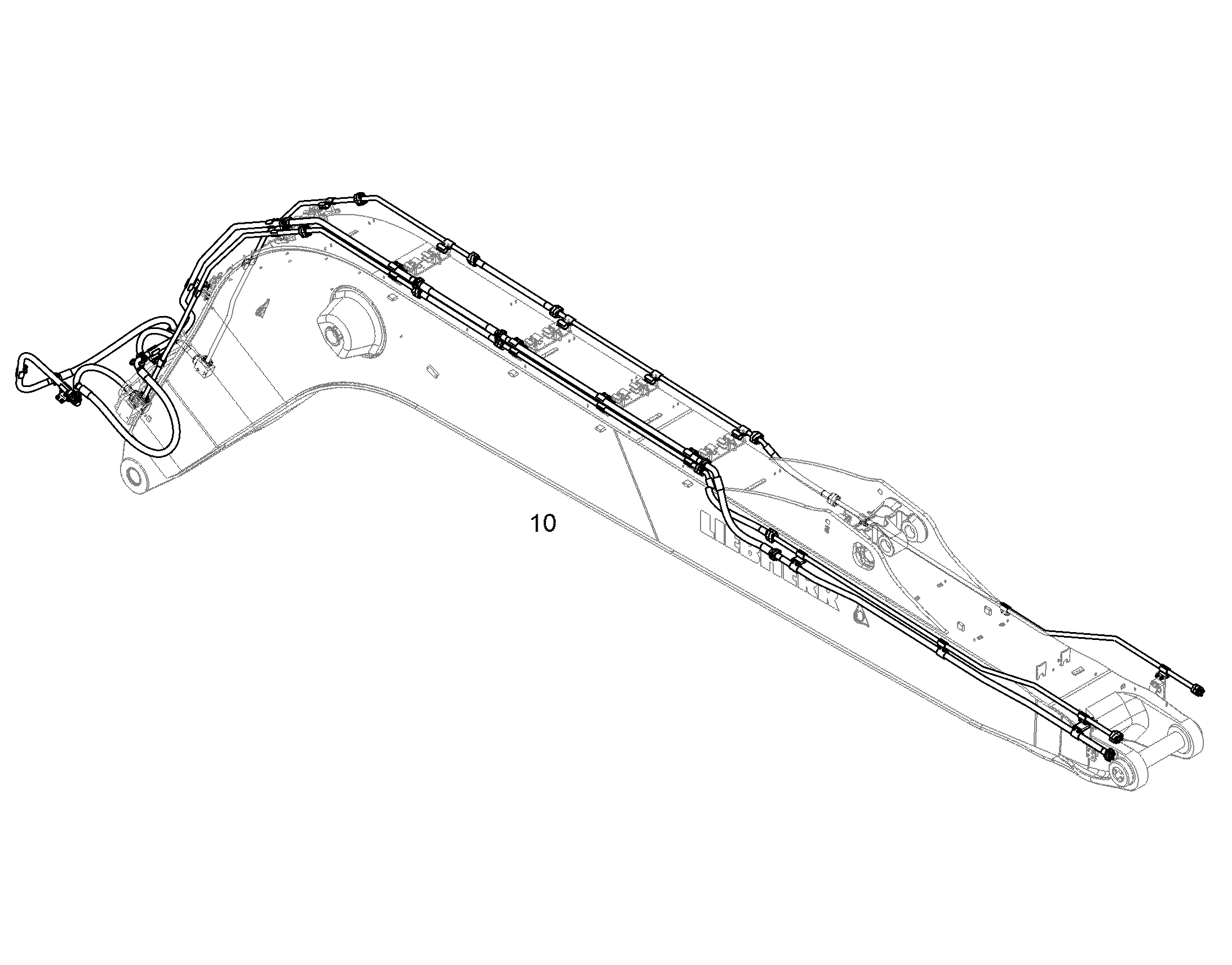 ПРОВОДКА МОНТАЖ AHS 11385158 LIEBHERR